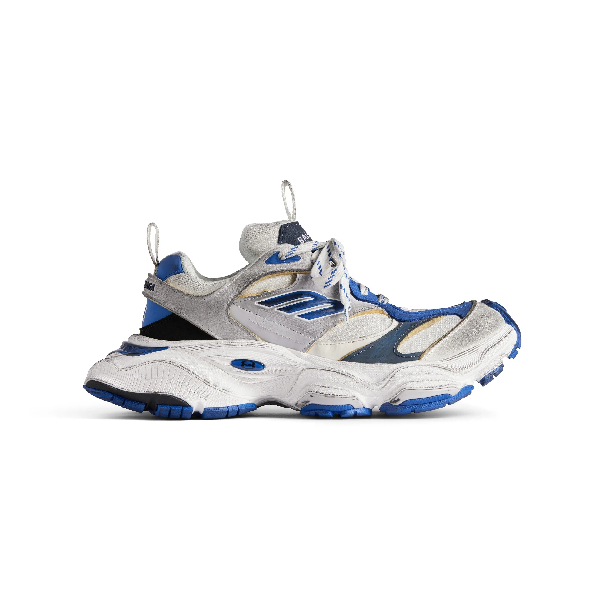 Cargo Suede/Mesh/W - Grey/White/Blue