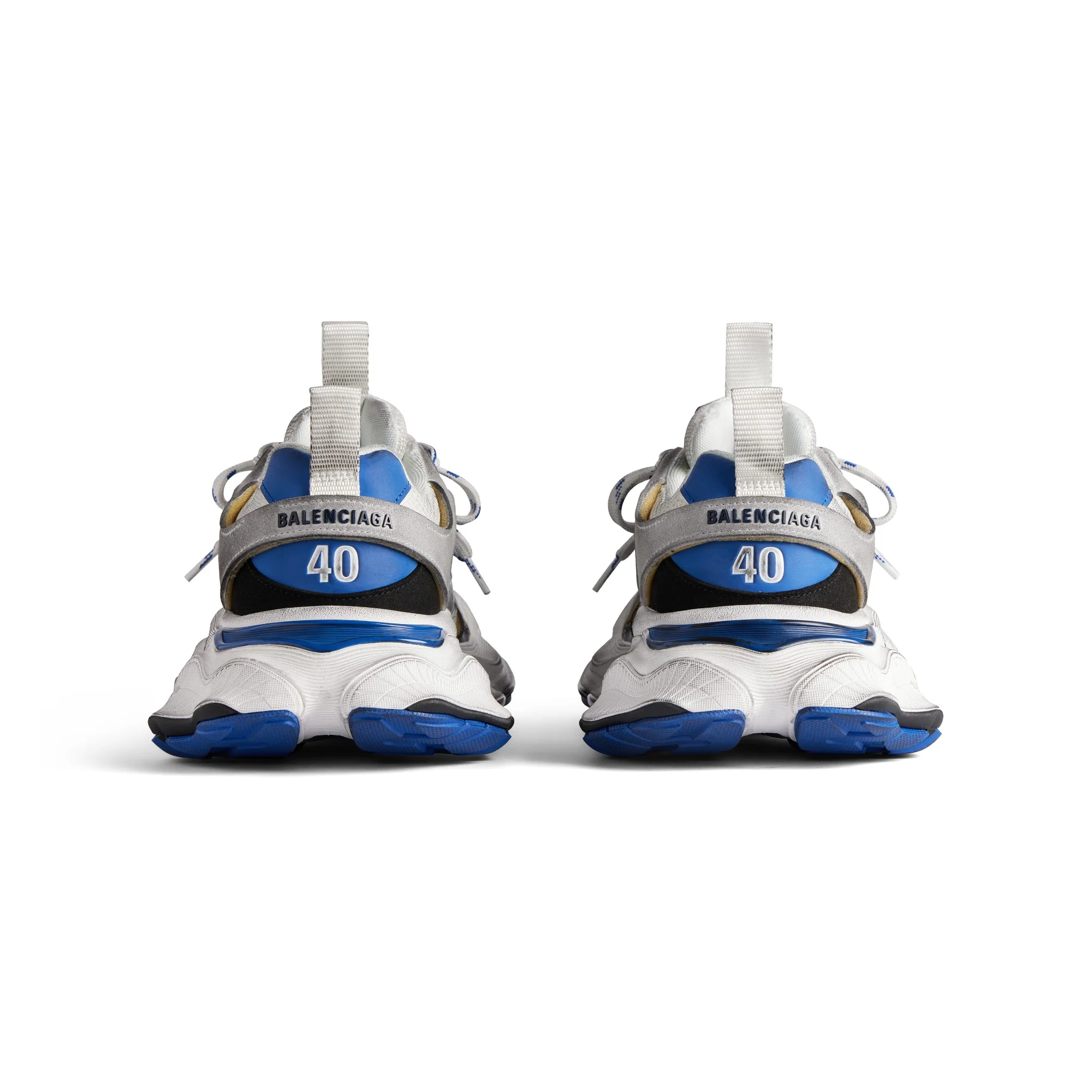 Cargo Suede/Mesh/W - Grey/White/Blue - Image 2