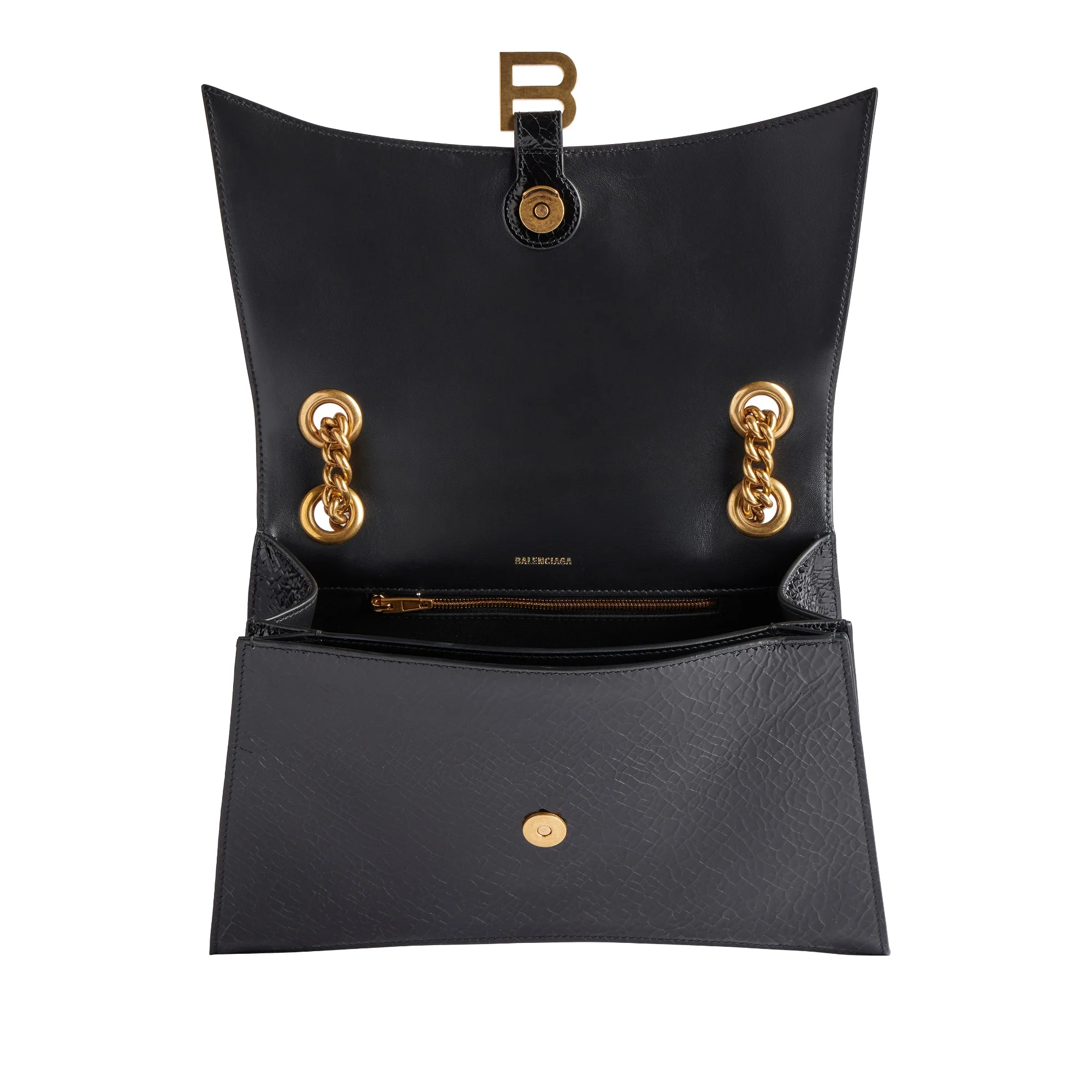 Crush Chain Bag M - Black - Image 3