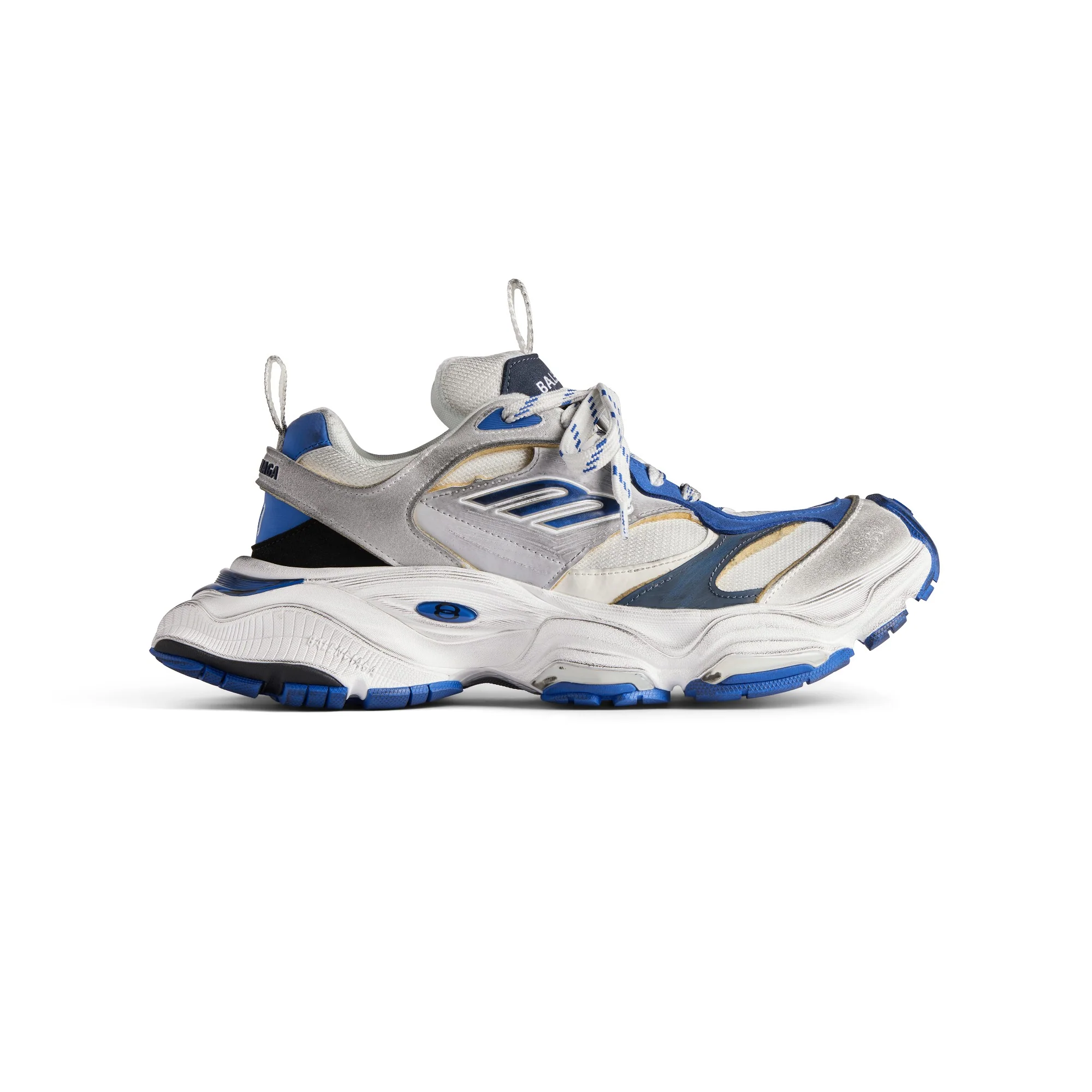 Cargo Reduced Suede/Mesh - Grey/White/Blue