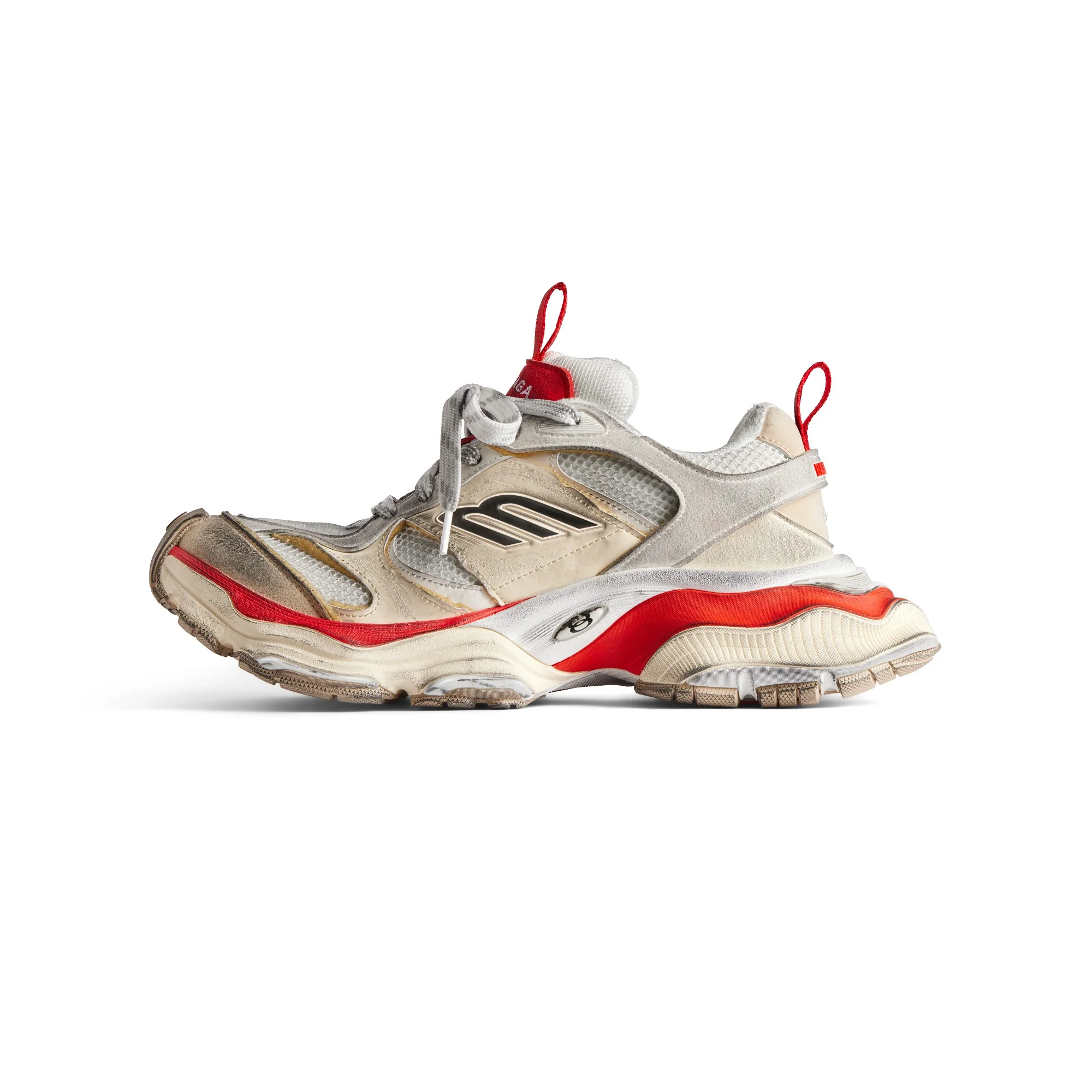 Cargo Reduced Suede/Mesh - Beige/Grey/Red - Image 2