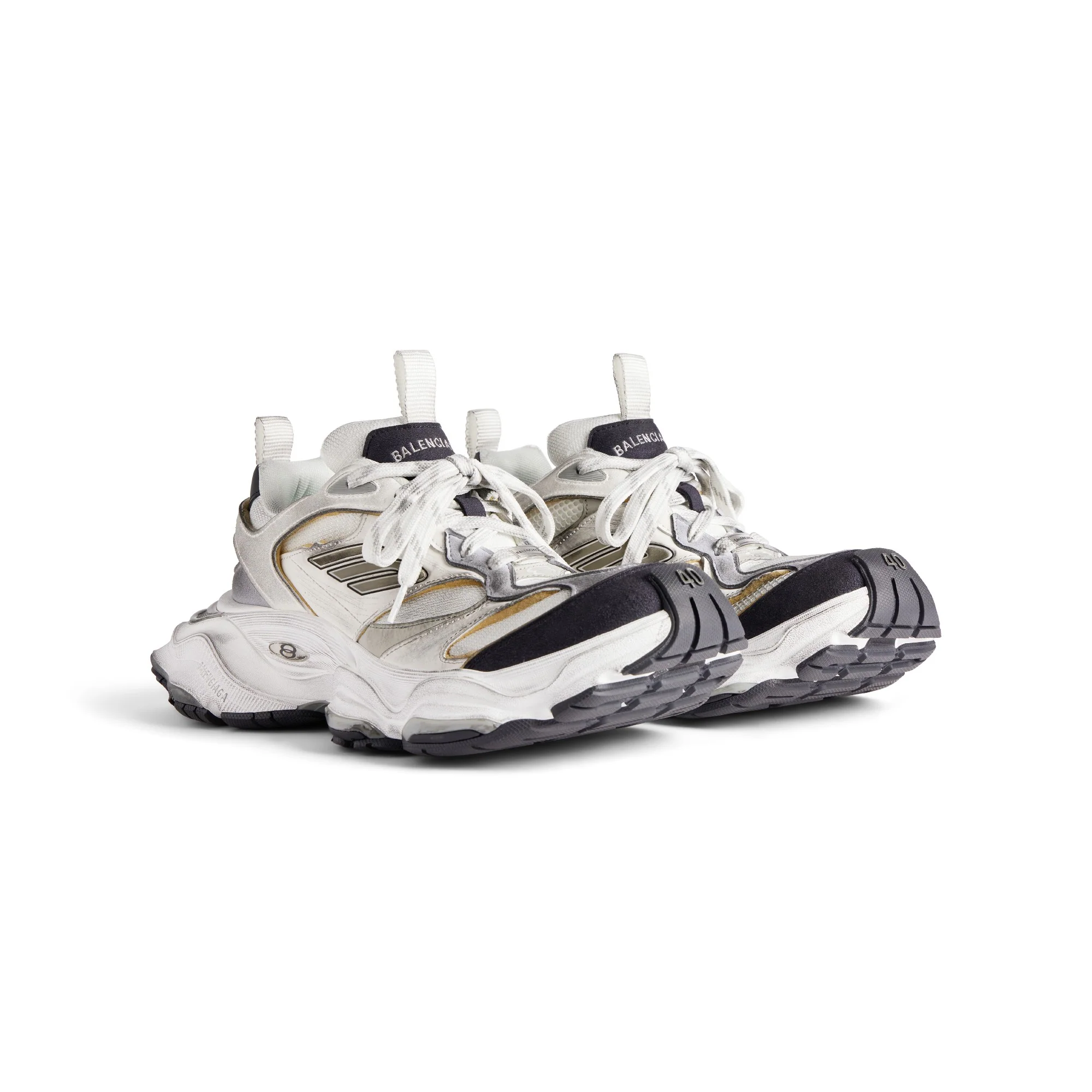 Cargo Reduced Suede/Mesh - White/Grey - Image 3