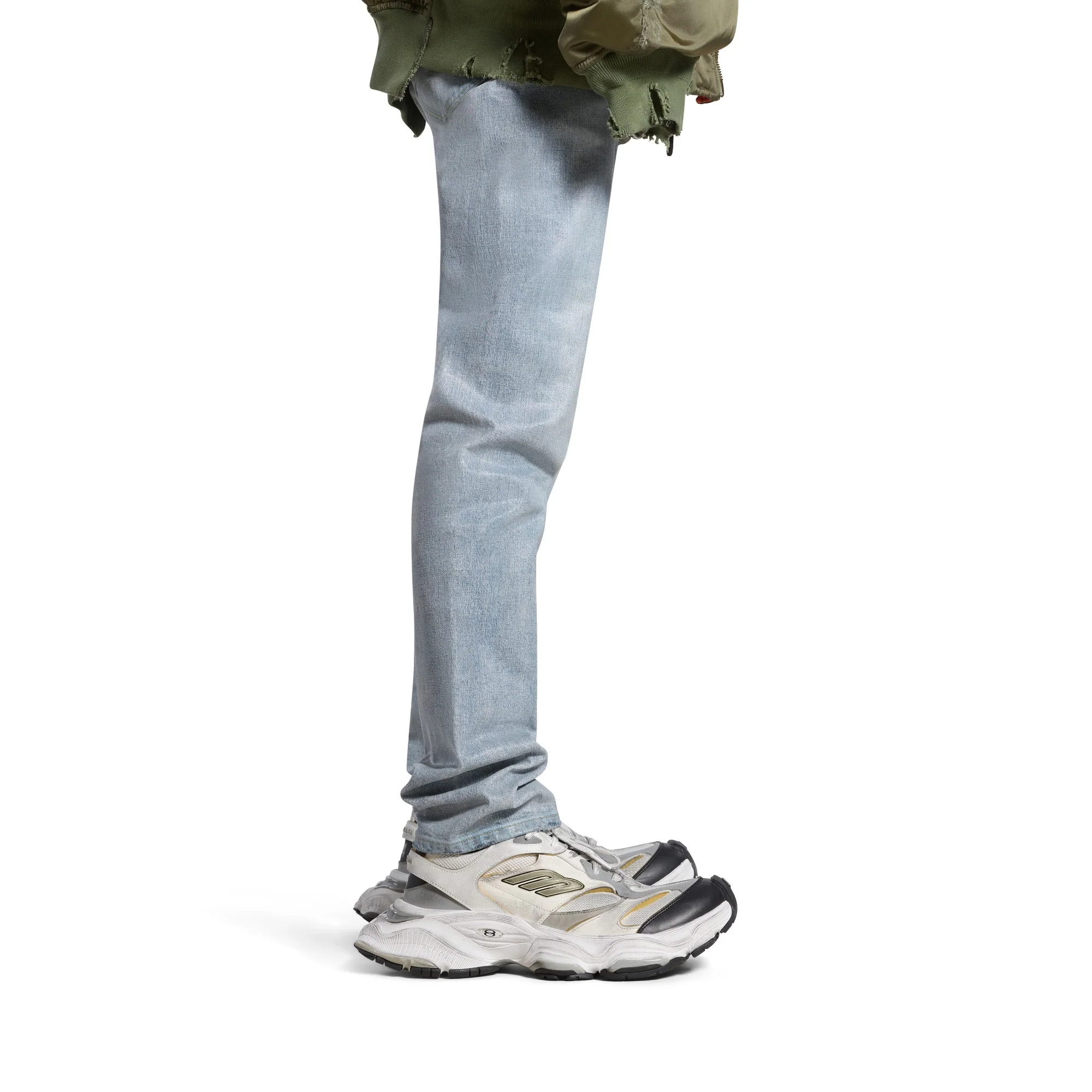Cargo Reduced Suede/Mesh - White/Grey - Image 6