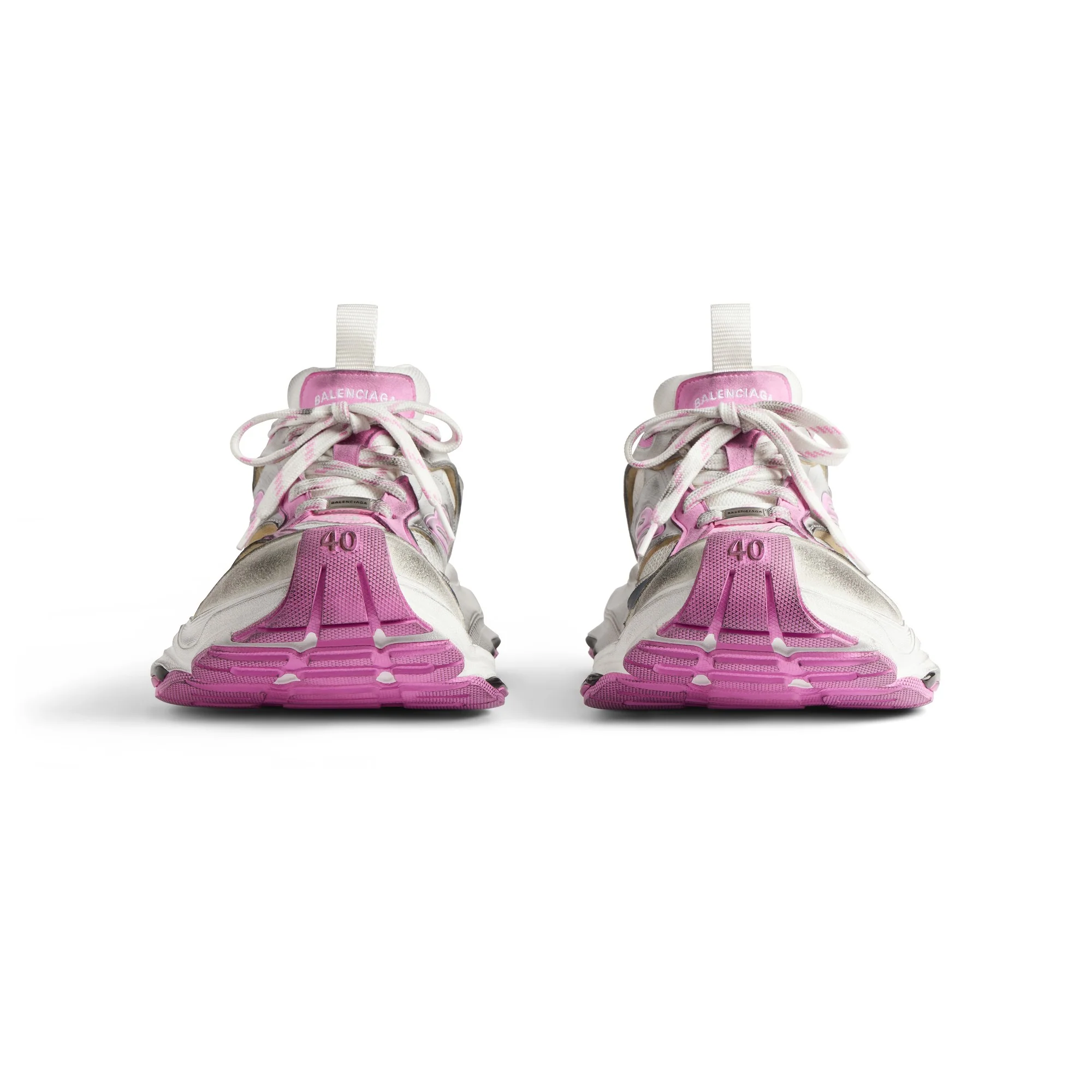 Cargo Reduced Suede/Mesh - Grey/White/Pink - Image 4