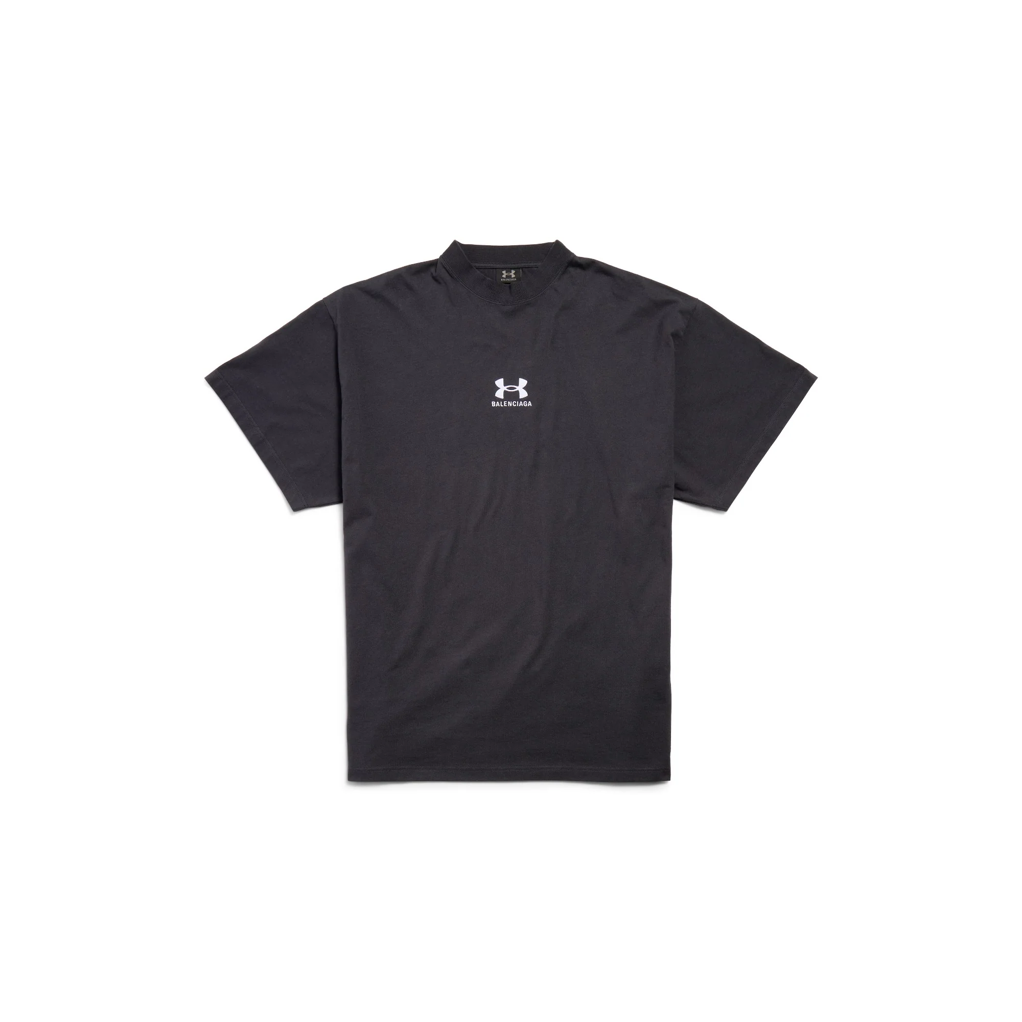 Under Armour Oversized T-Shirt - Washed Black/White
