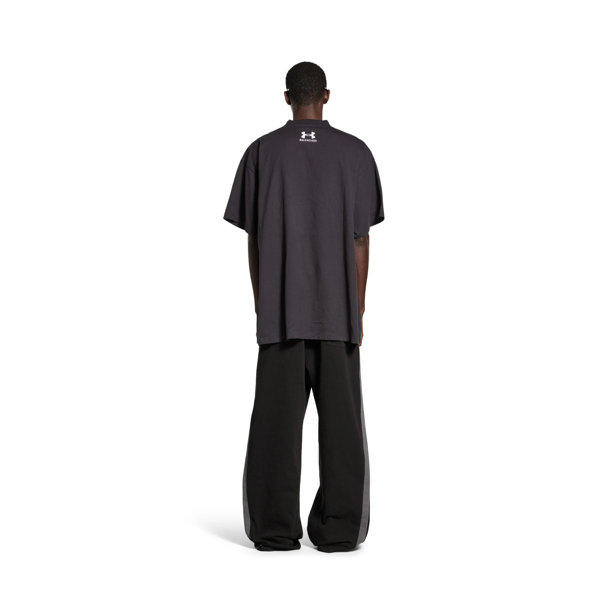 Under Armour Oversized T-Shirt - Washed Black/White - Image 6