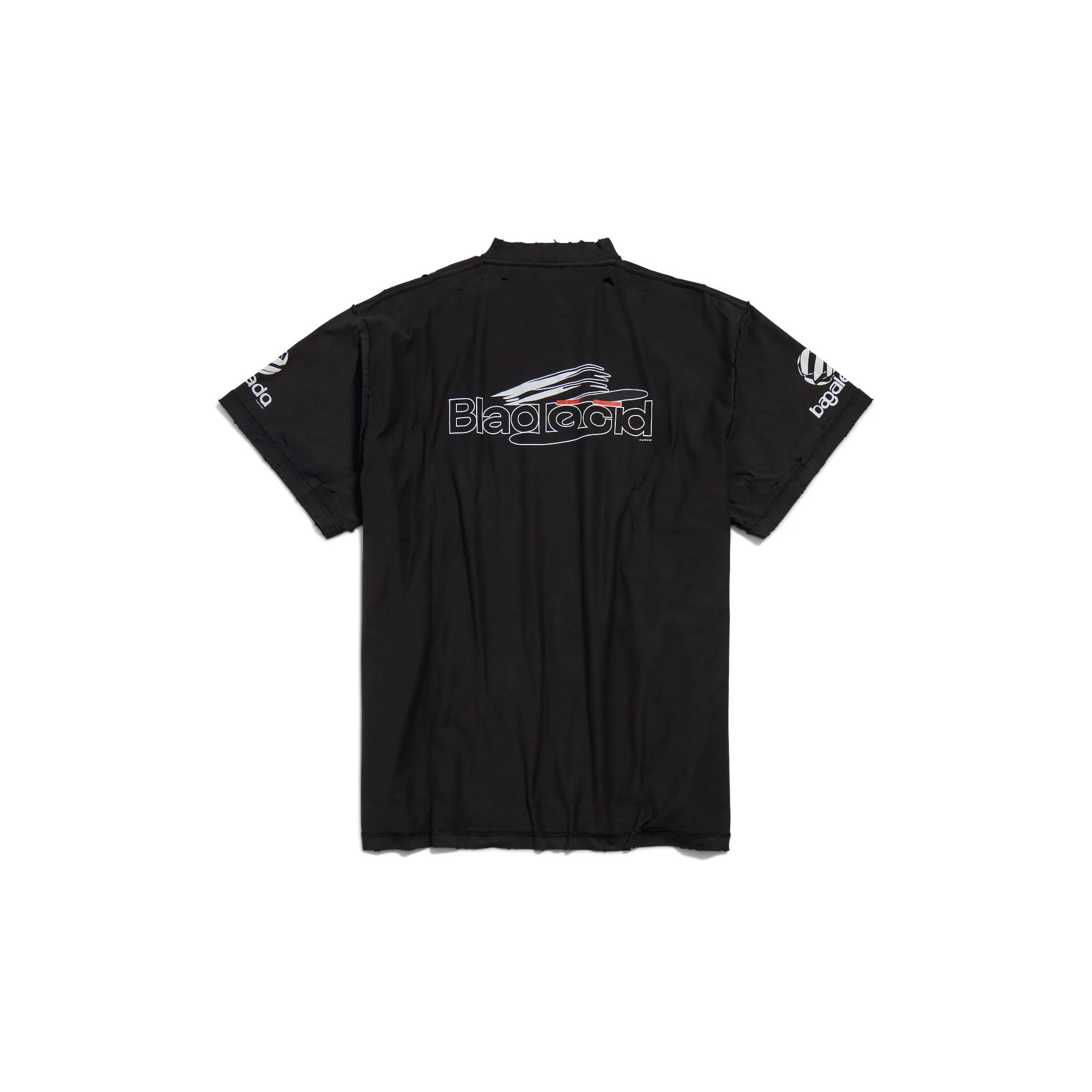 Inside Out T-Shirt - Faded Black/White - Image 2