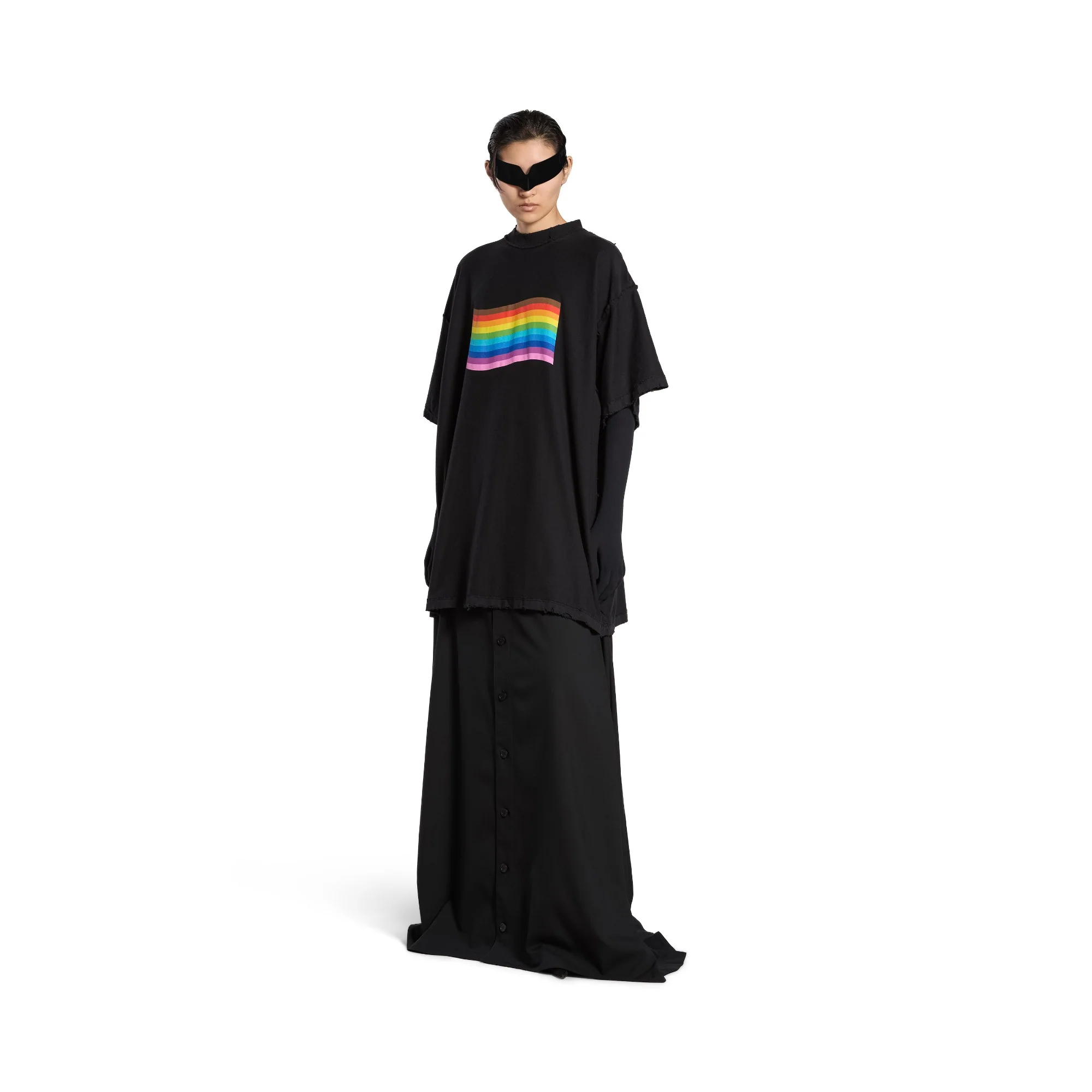 Inside Out T-Shirt - Faded Black - Image 4