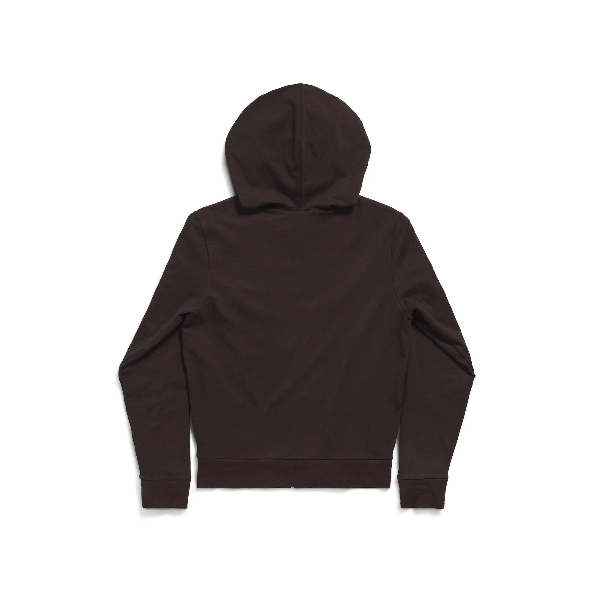 Slim Fit Zip-Up Hoodie - Washed Black