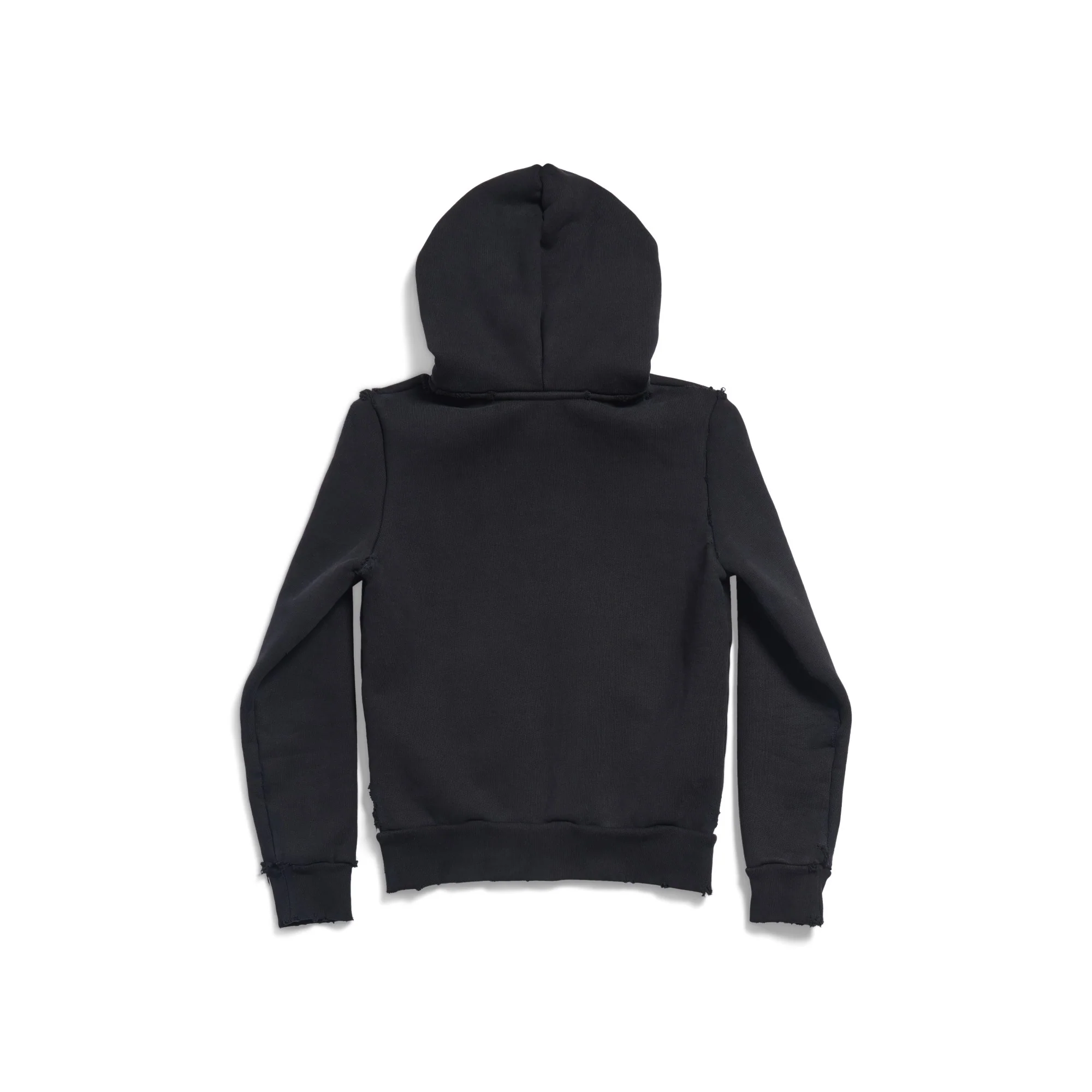 Small Zip-Up Hoodie - Faded Black - Image 2