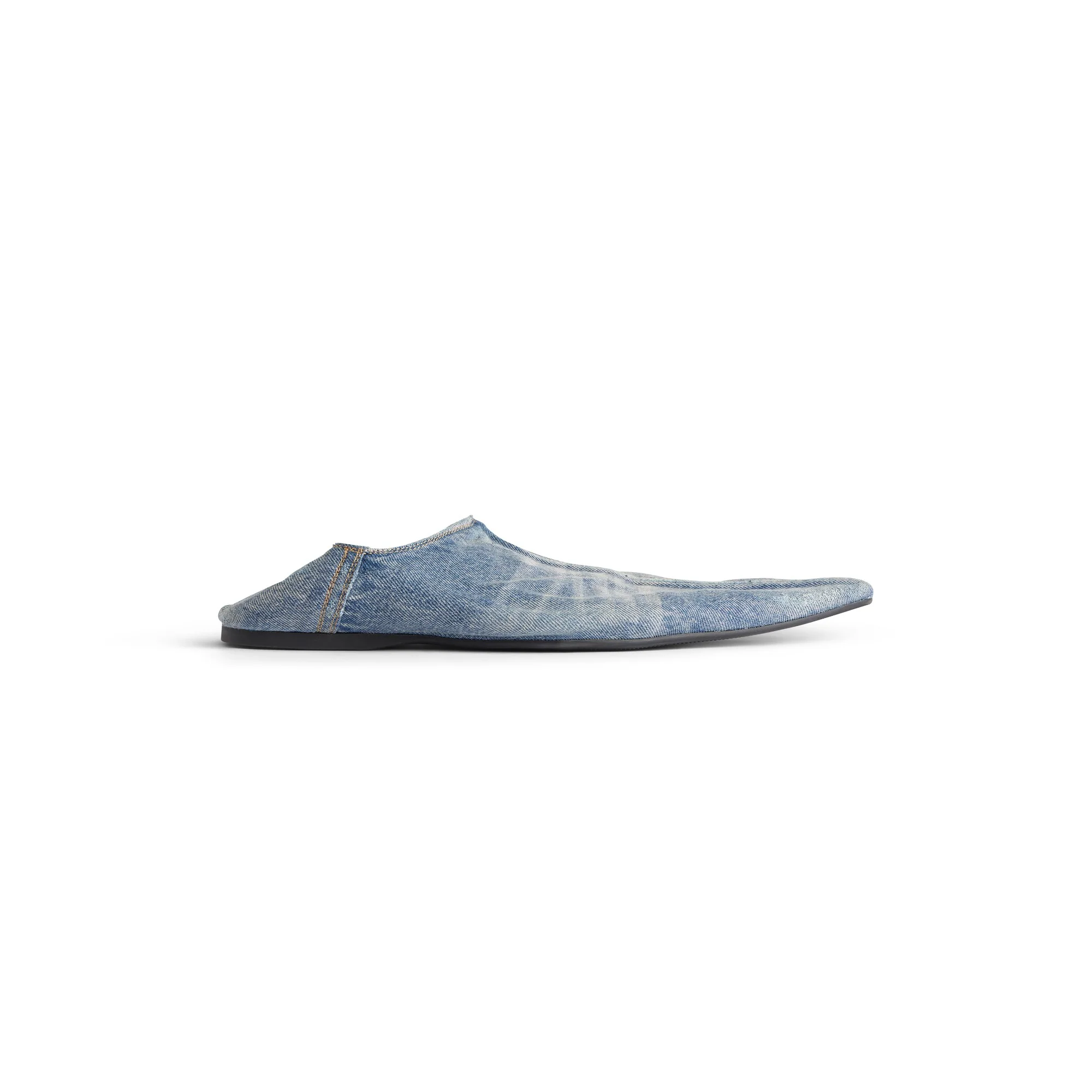 Flat Mule Denim/Wornout - Navy Rust