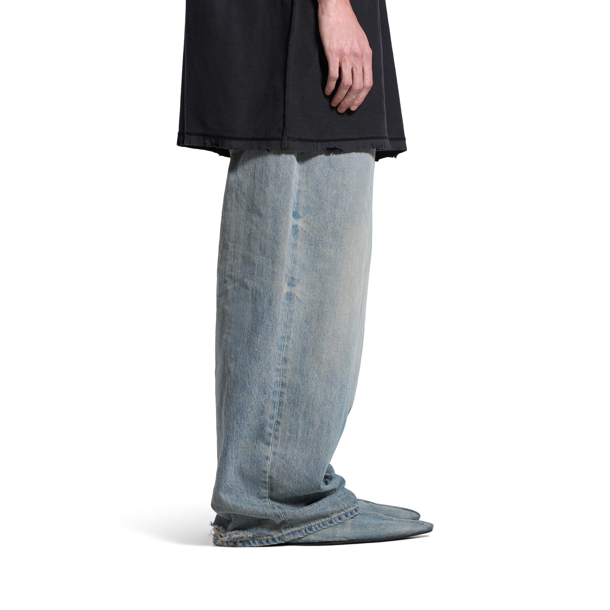 Flat Mule Denim/Wornout - Navy Rust - Image 4