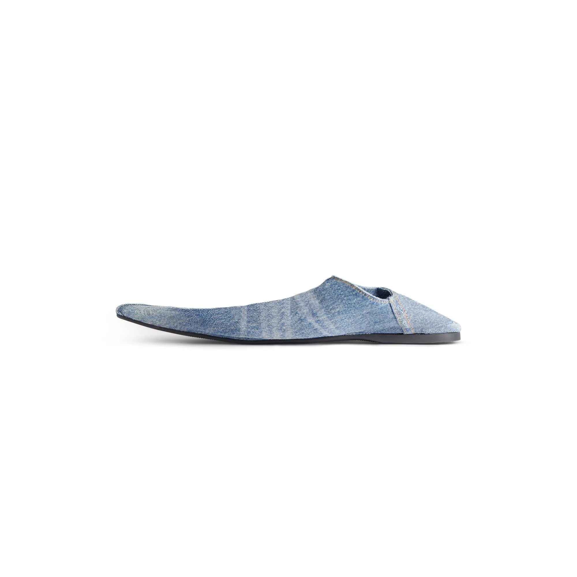 Flat Mule Denim/Wornout - Navy Rust - Image 7
