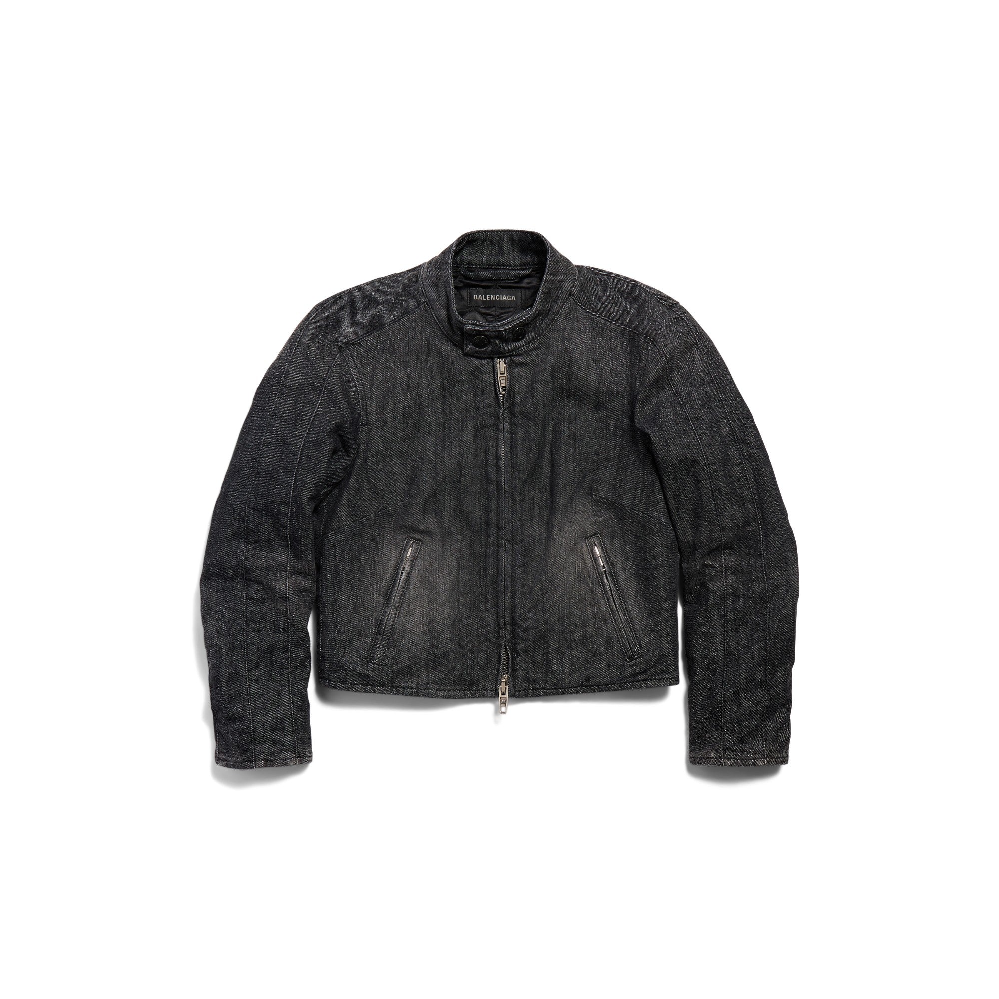 Shrunk Racer Jacket - Black Ring