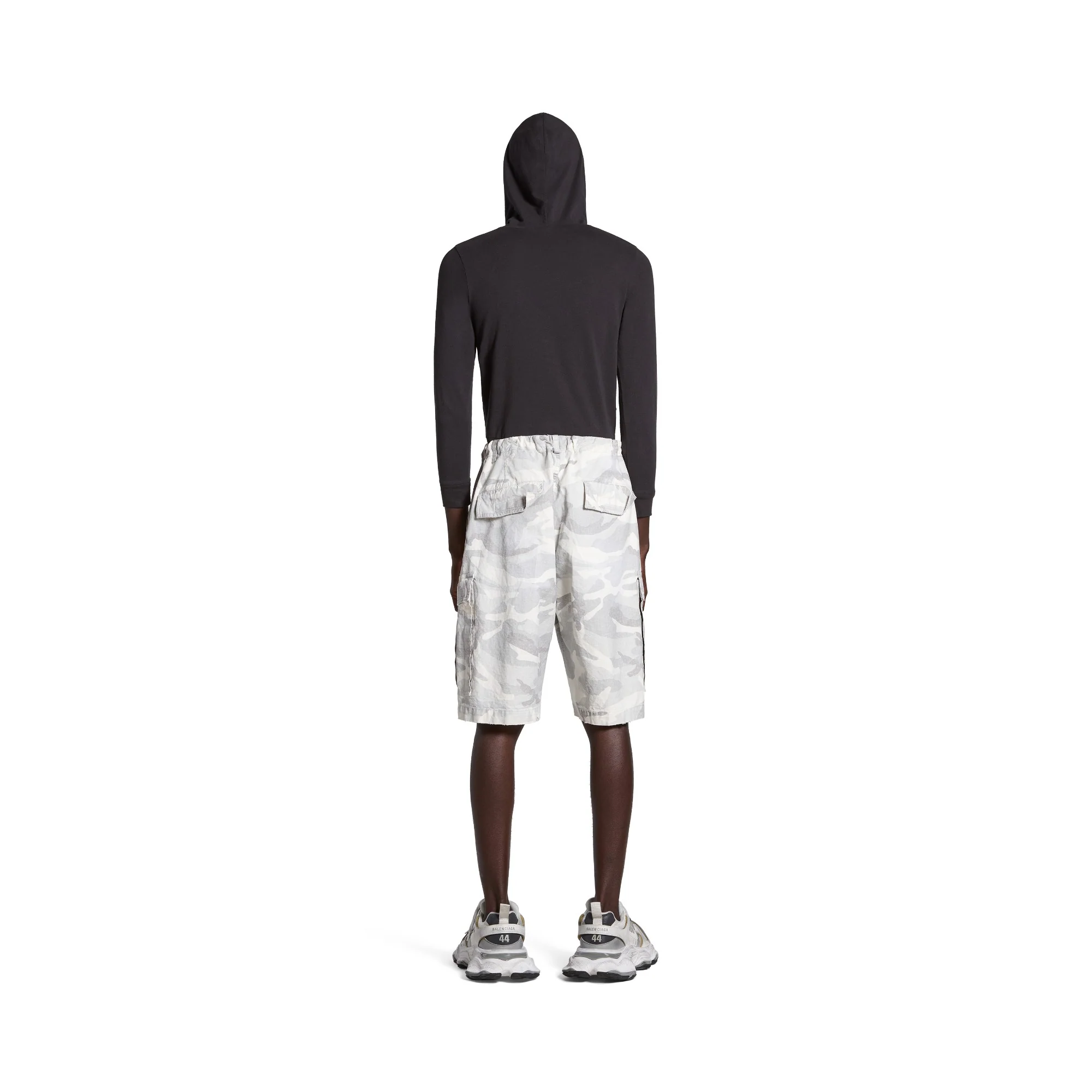 Cargo Shorts - Light Grey - Image 5