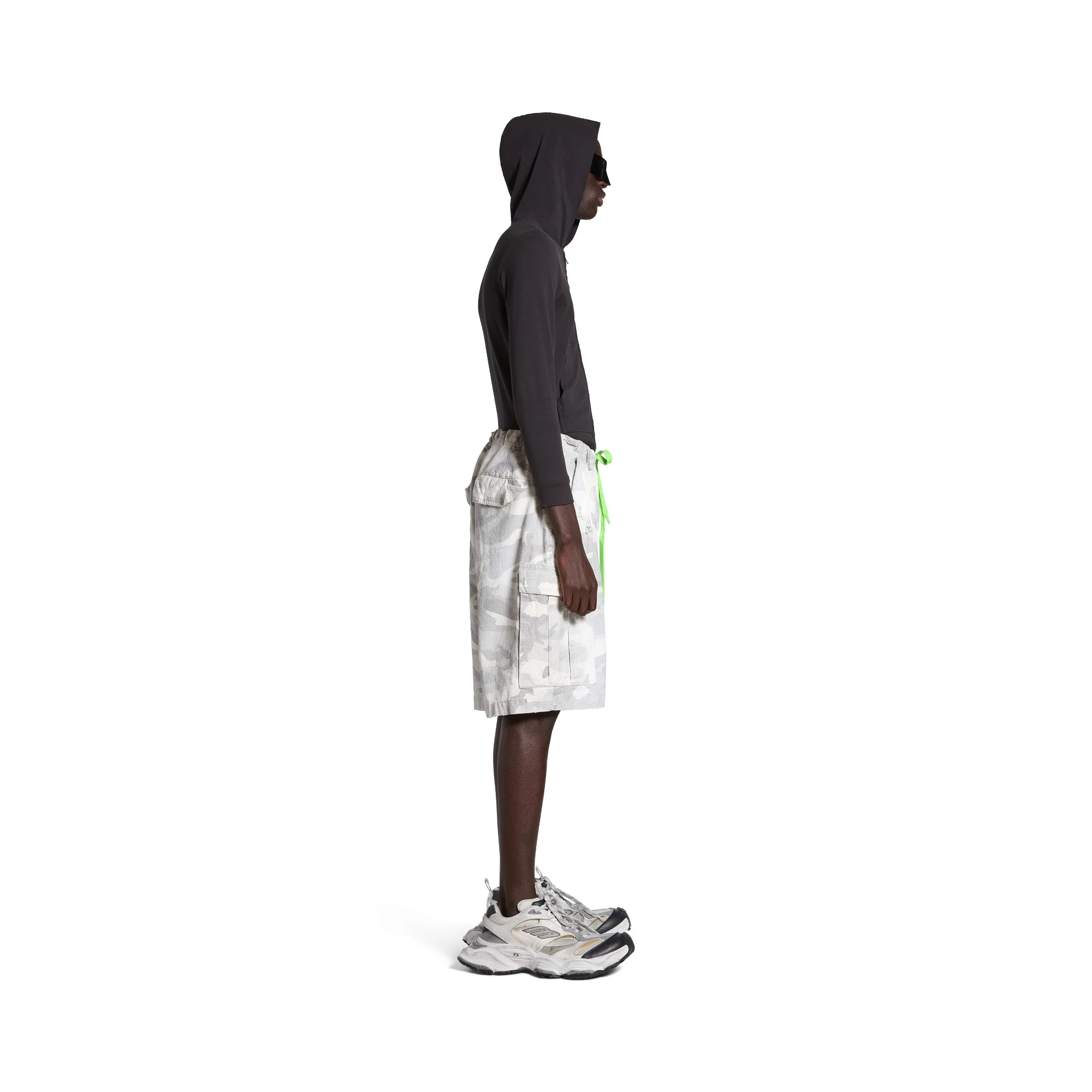 Cargo Shorts - Light Grey - Image 6