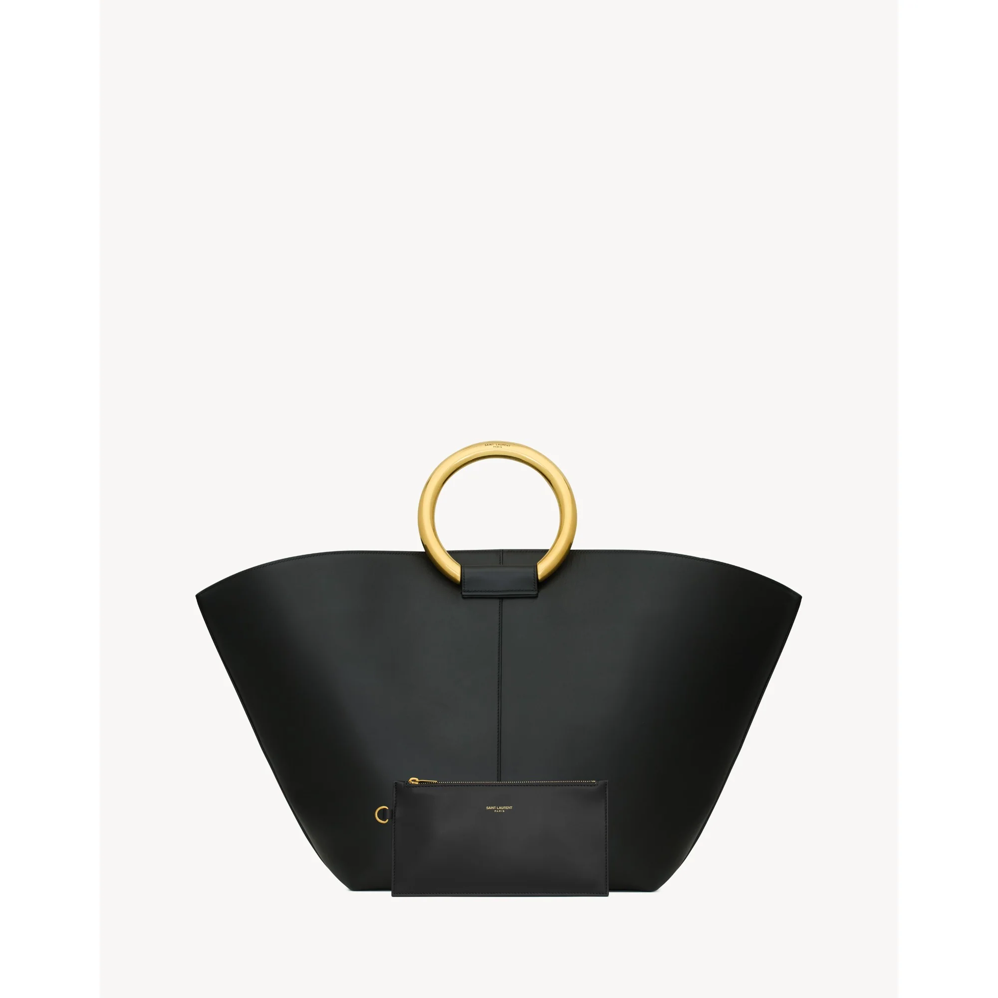 Le Solstice Shopping Bag - Nero/Light Bronze - Image 2