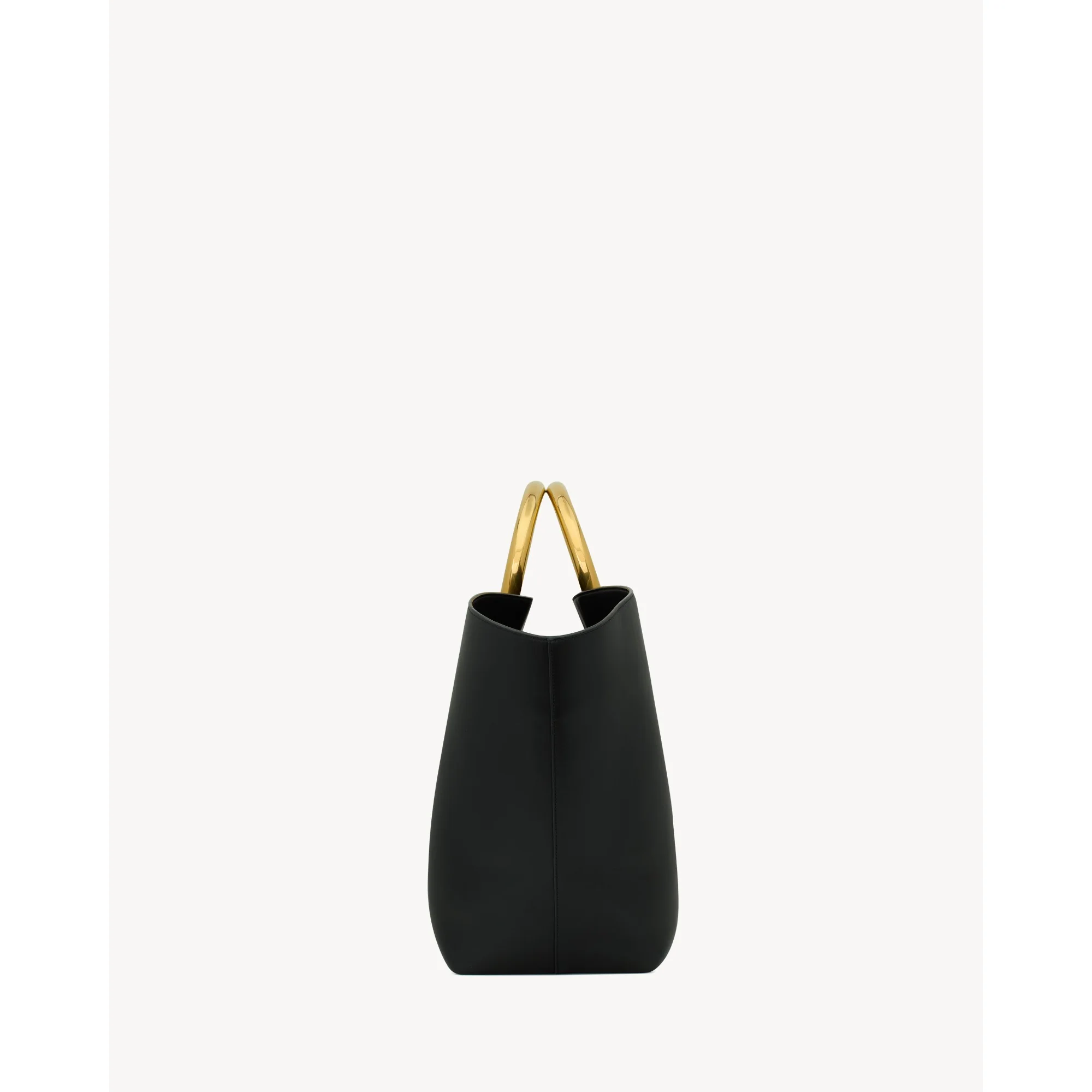 Le Solstice Shopping Bag - Nero/Light Bronze - Image 4
