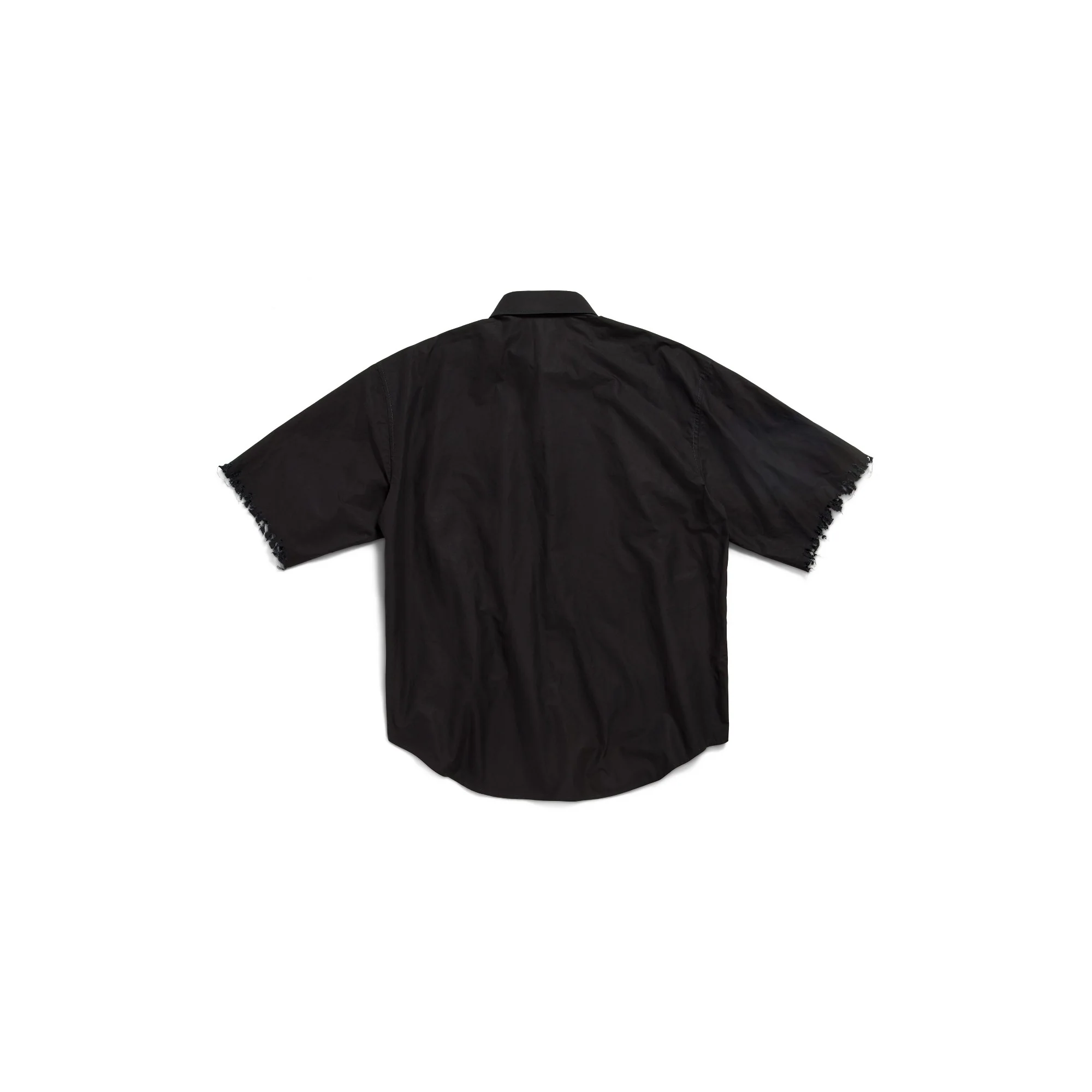 Short Sleeve Large Fit Shirt - Black - Image 2