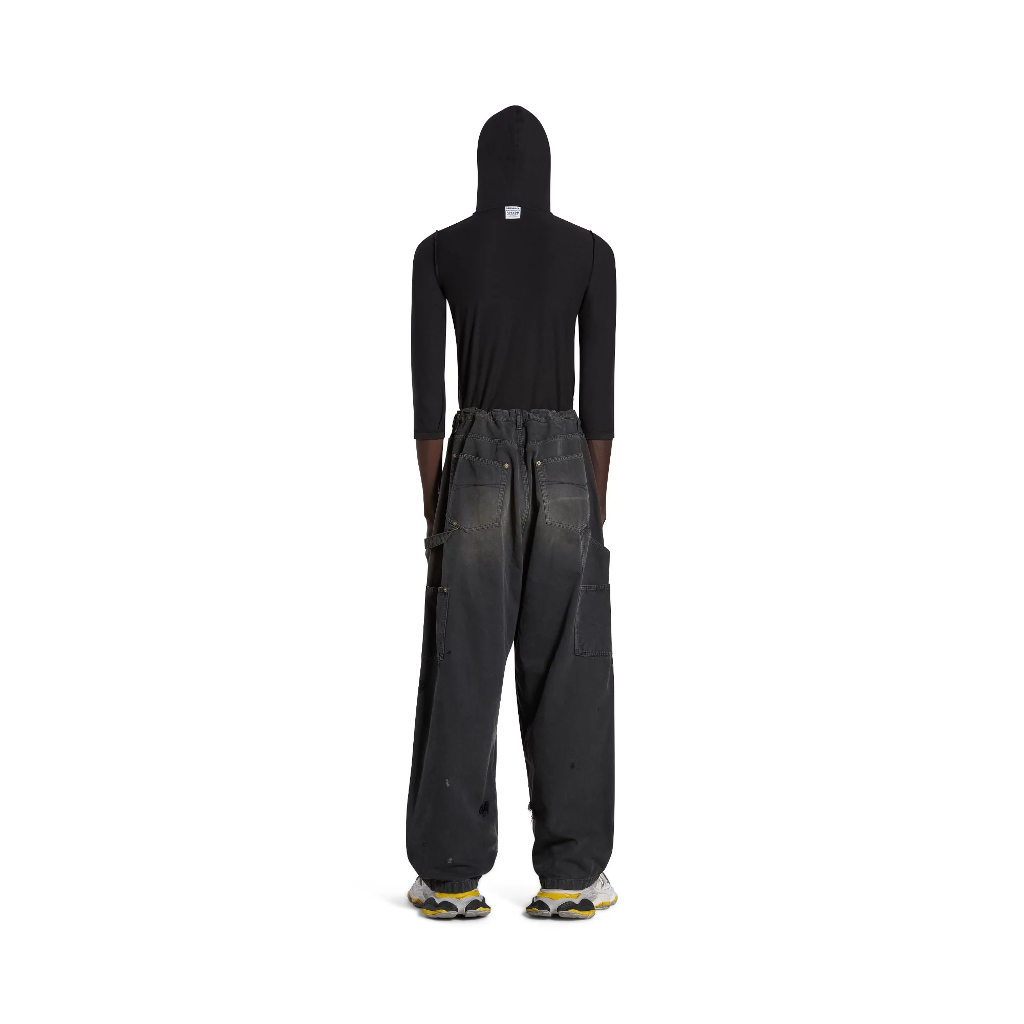 Double Knee Pants - Black - Image 5