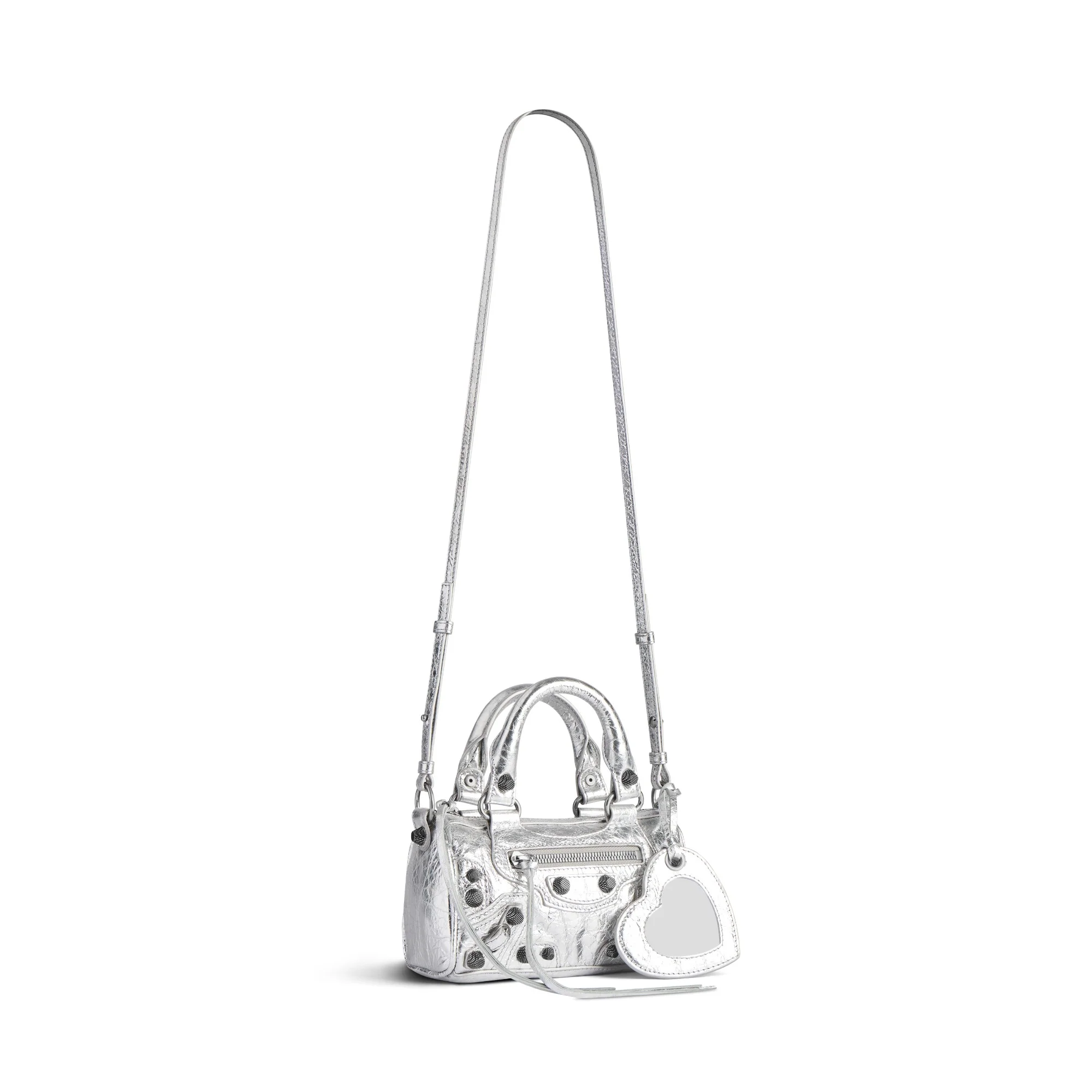 Le Cagole Nano Duffle - Silver - Image 3