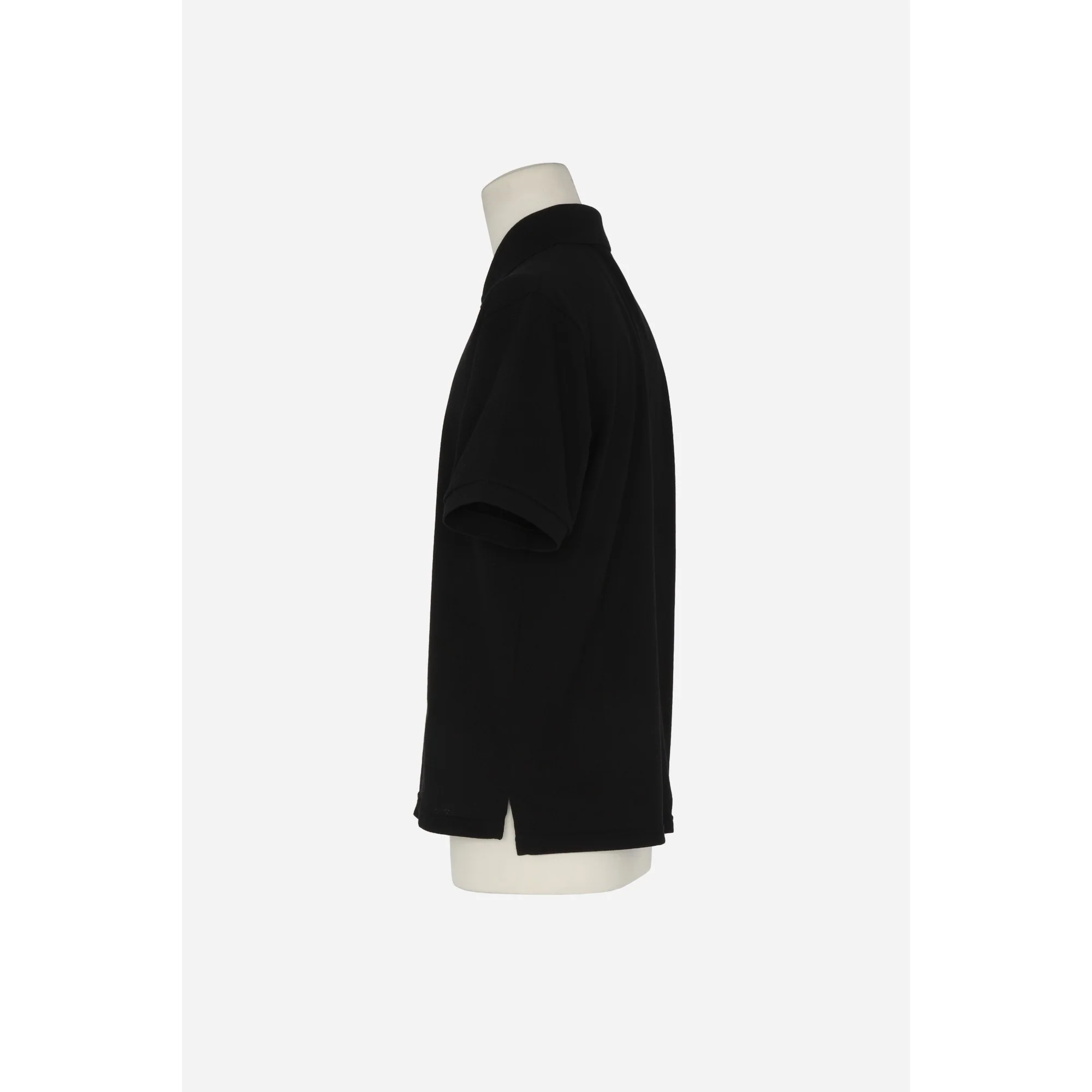 Polo Pique Coton Polyester - Noir - Image 3