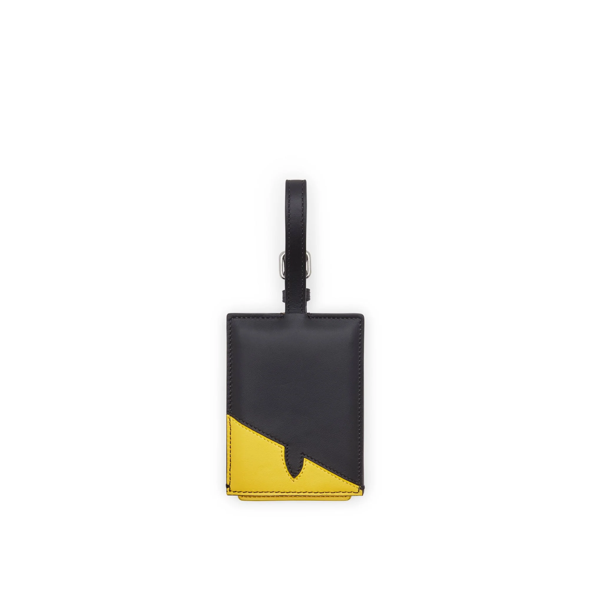 Men's Bugs Name Tag - Black + Sunflowers + Palladium