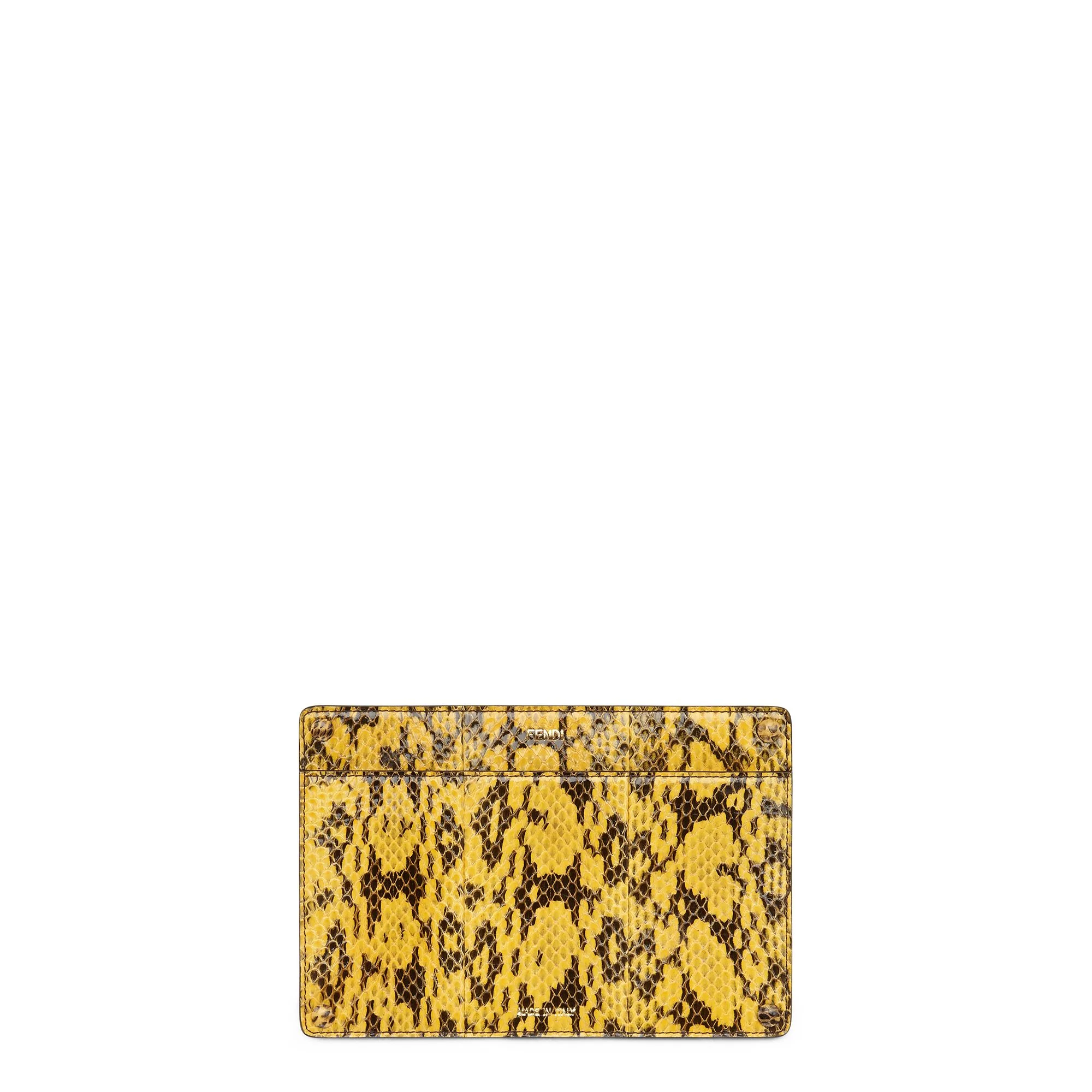 Women's Peekaboo Pocket - Fendi Yelllow + Soft Gold