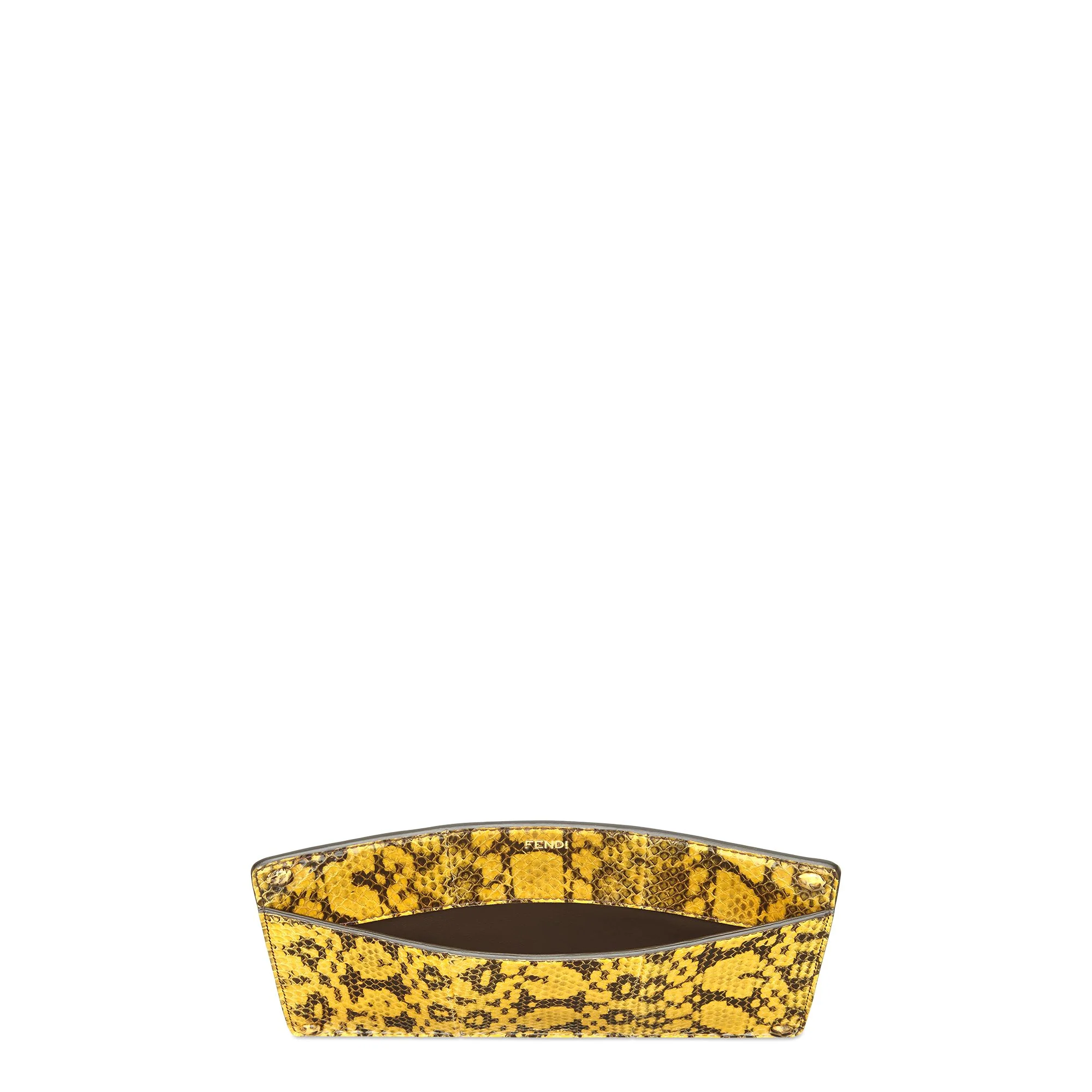 Women's Peekaboo Pocket - Fendi Yelllow + Soft Gold - Image 3