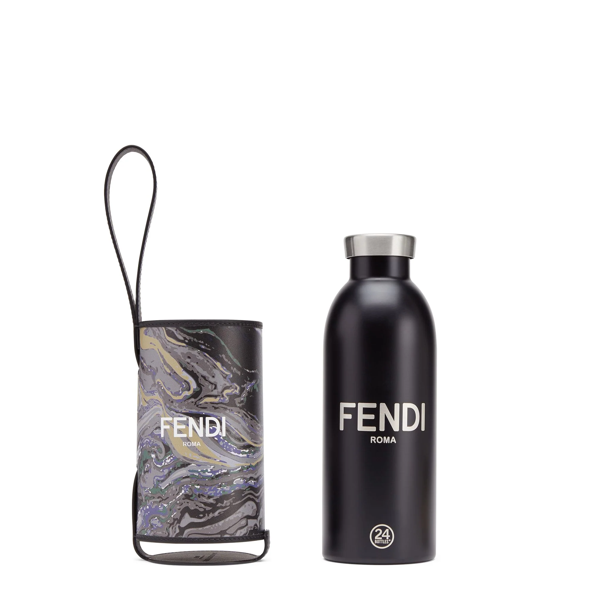 Men's Signature Bottle Holder - Grey / Blue + White + Black + Palladium - Image 2
