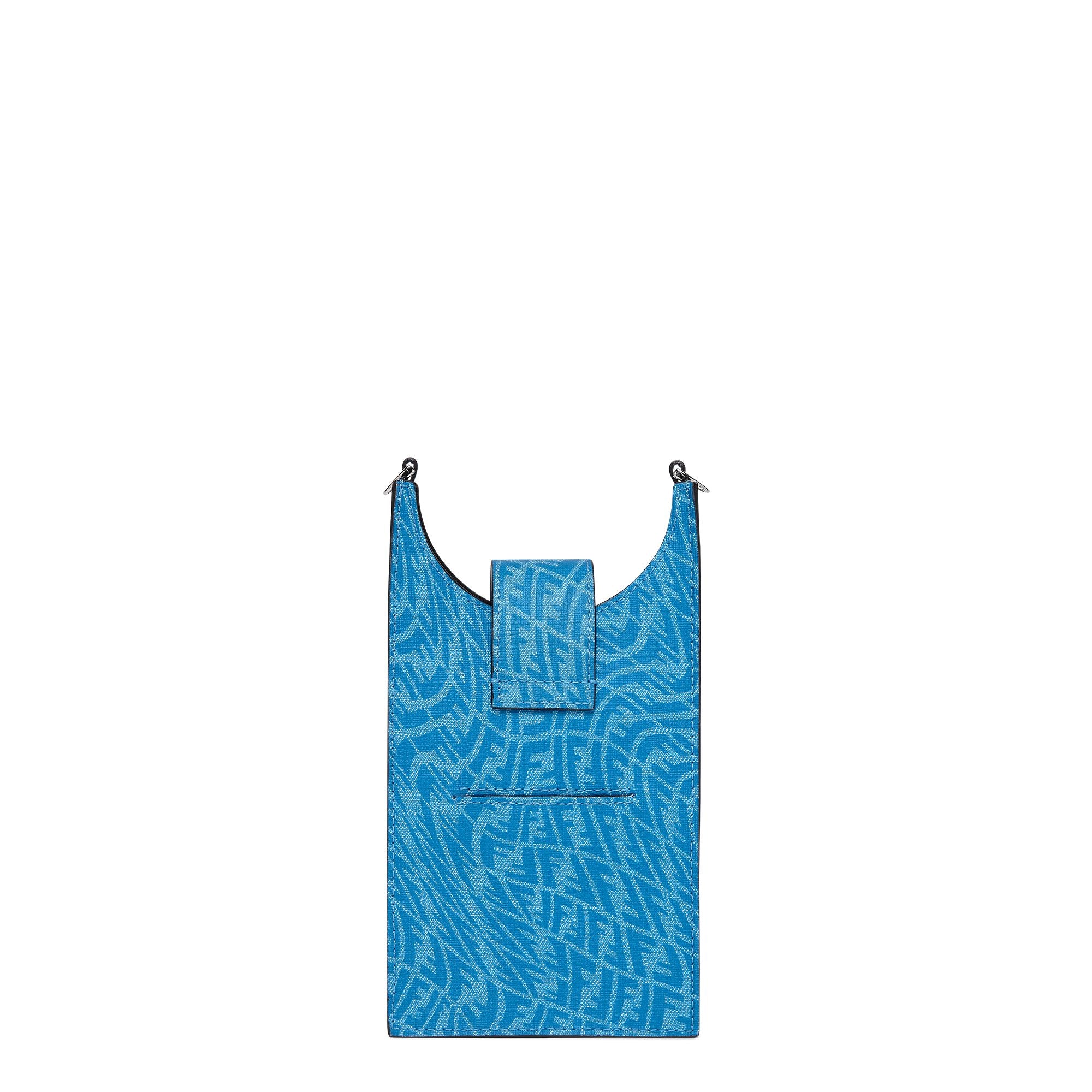 Men's Baguette Phone Holder - Cyber Blue + Palladium - Image 3