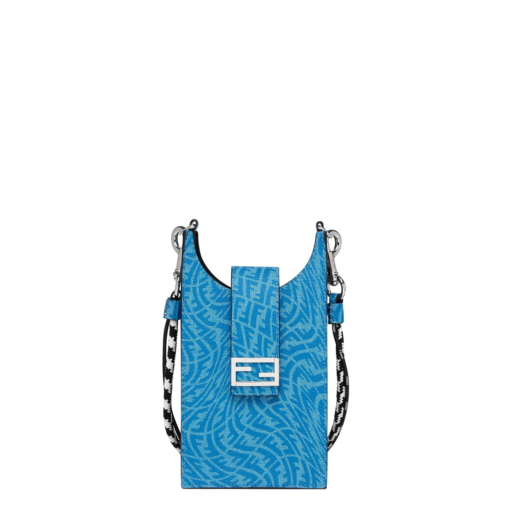 Men's Baguette Phone Holder - Cyber Blue + Palladium