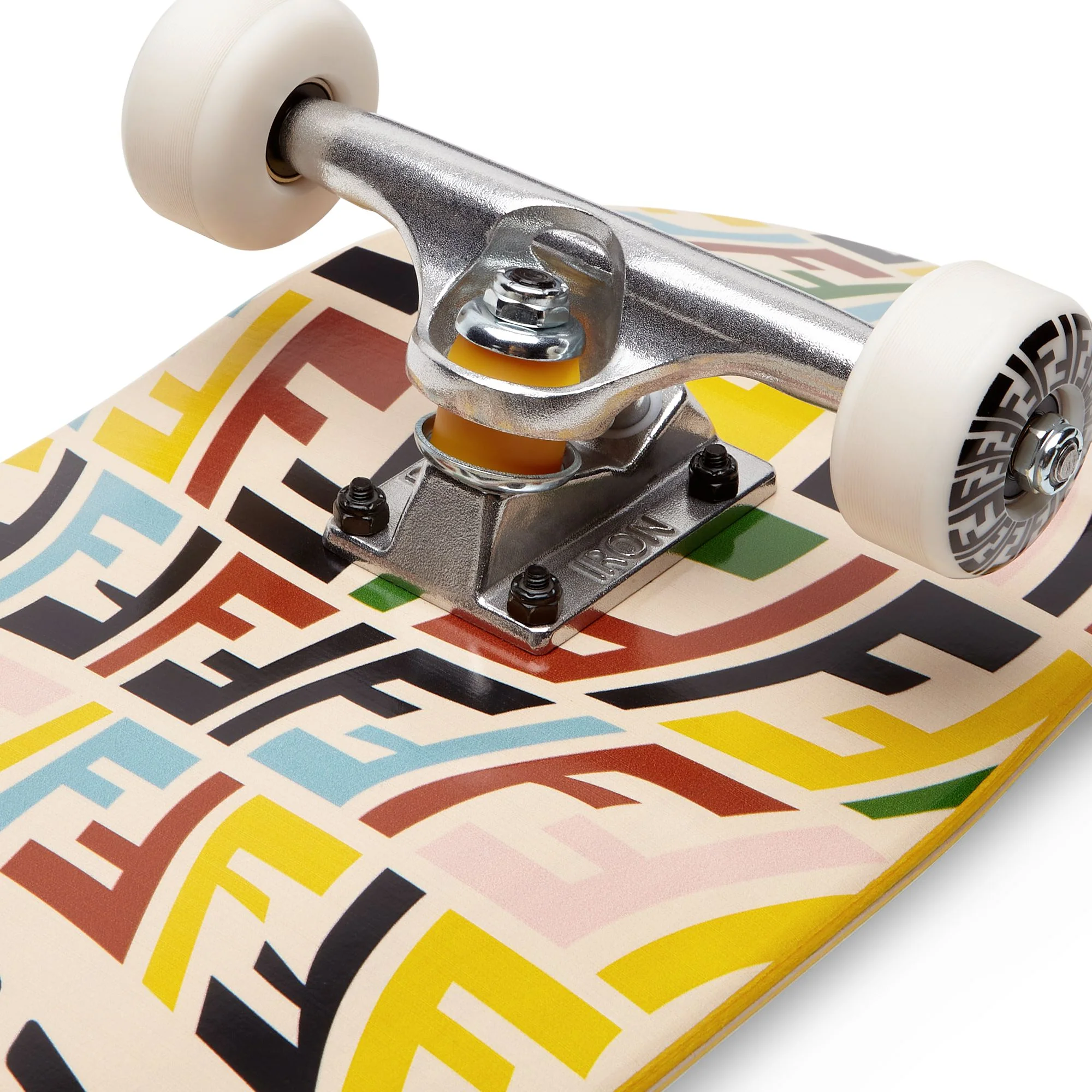 Men's Long Board Skate - Black + White + Multicolors + Palladium - Image 3
