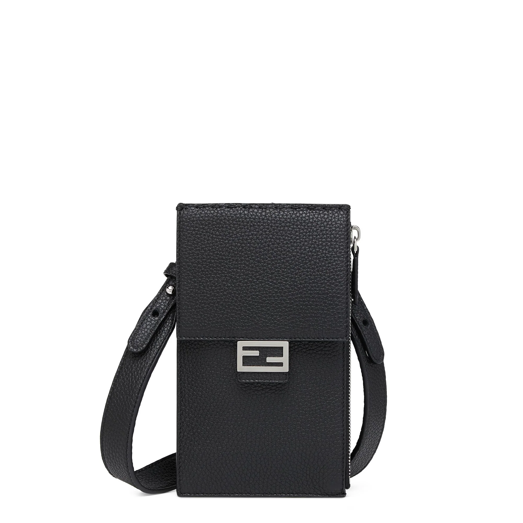 Men's Phone Bag Baguette - Black + Palladium