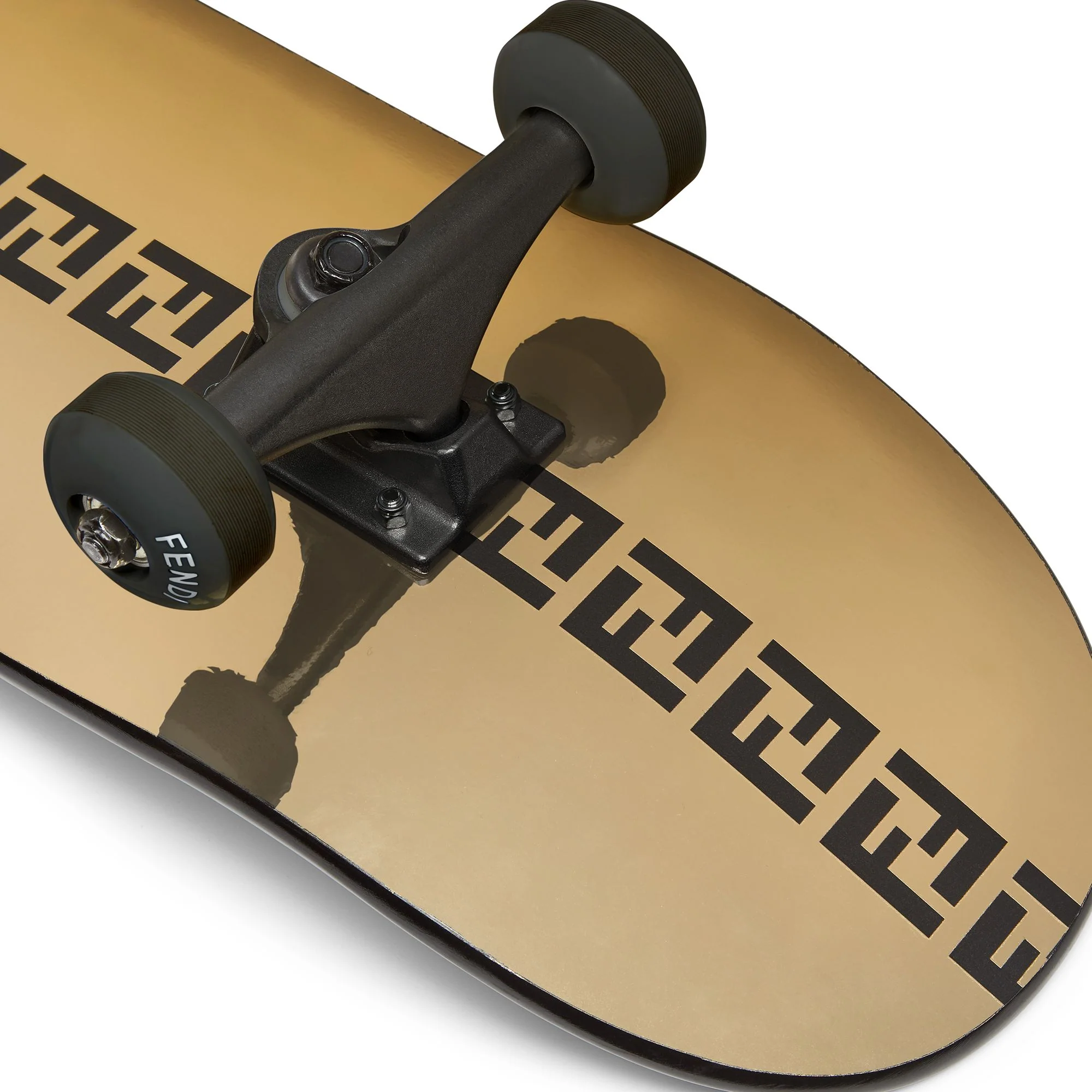 Men's Signature Skateboard - Black + Gold - Image 2