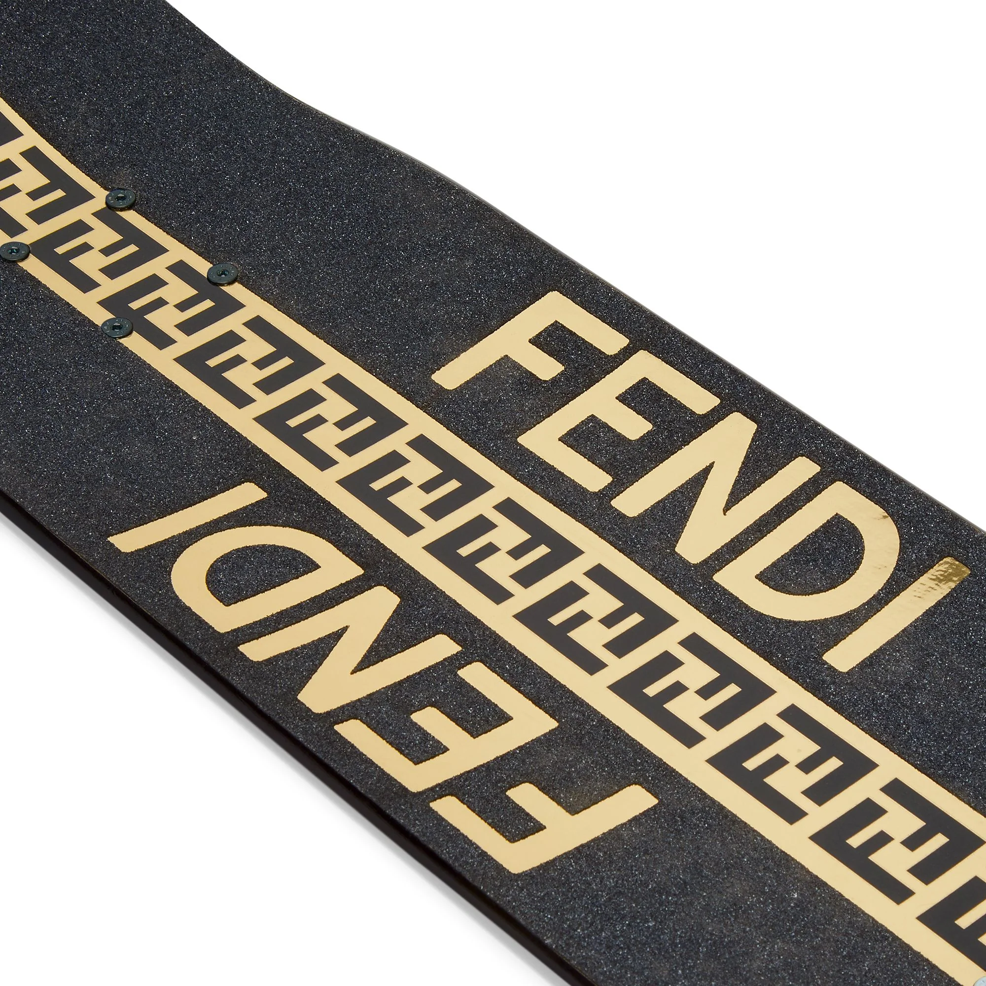 Men's Signature Skateboard - Black + Gold - Image 3