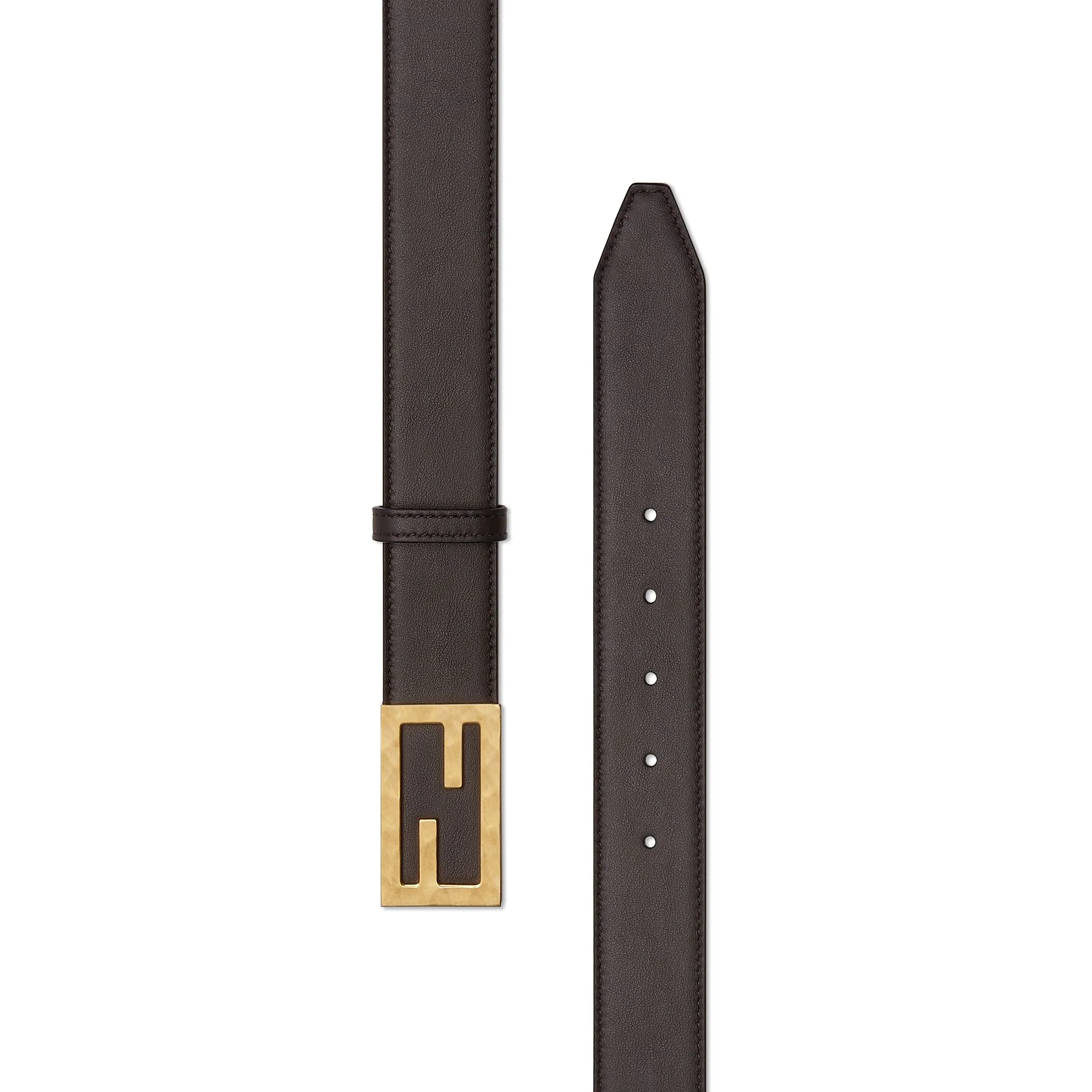 Men's Baguette Belt - Ebonu + Retro' Gold - Image 2