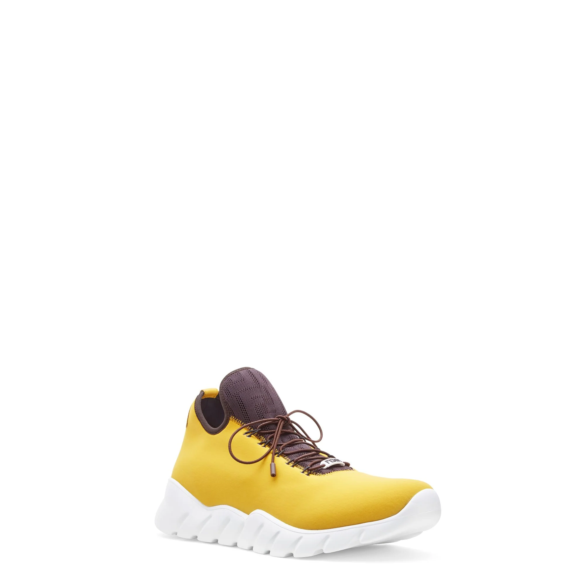 Men's FF Sneaker - Rabat + Mor + Yellow .Fendi - Image 2