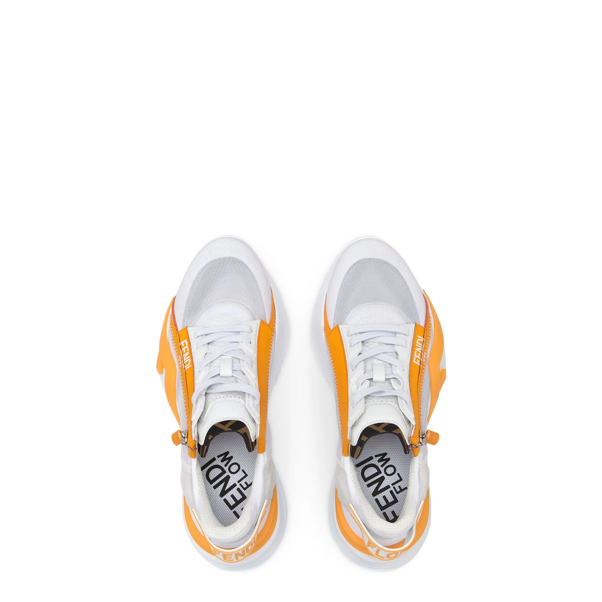 Men's Fendi Flow Sneaker - White - Image 4