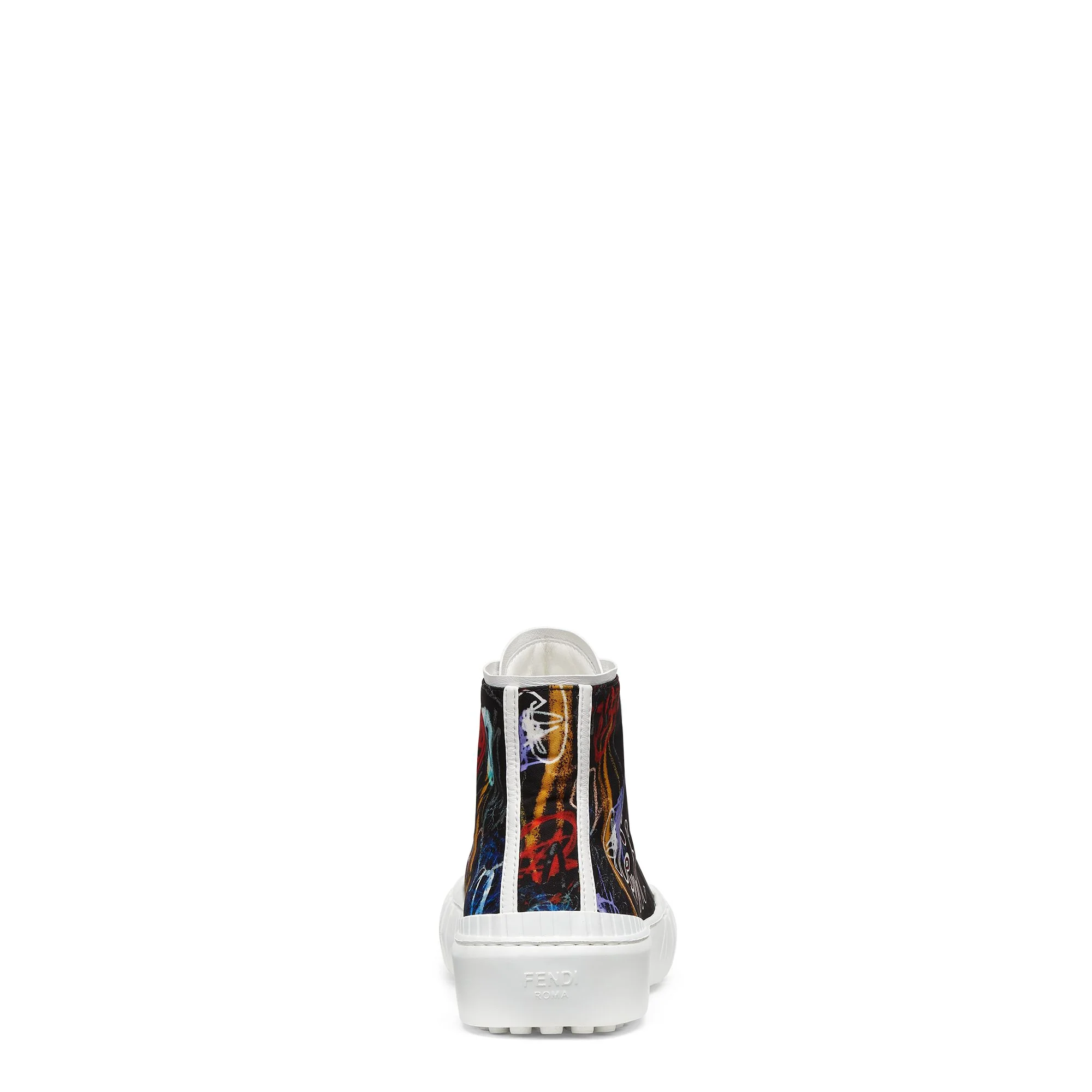 Men's Fendi Force Sneaker - Trasparent Multicolor + Ultra White - Image 3