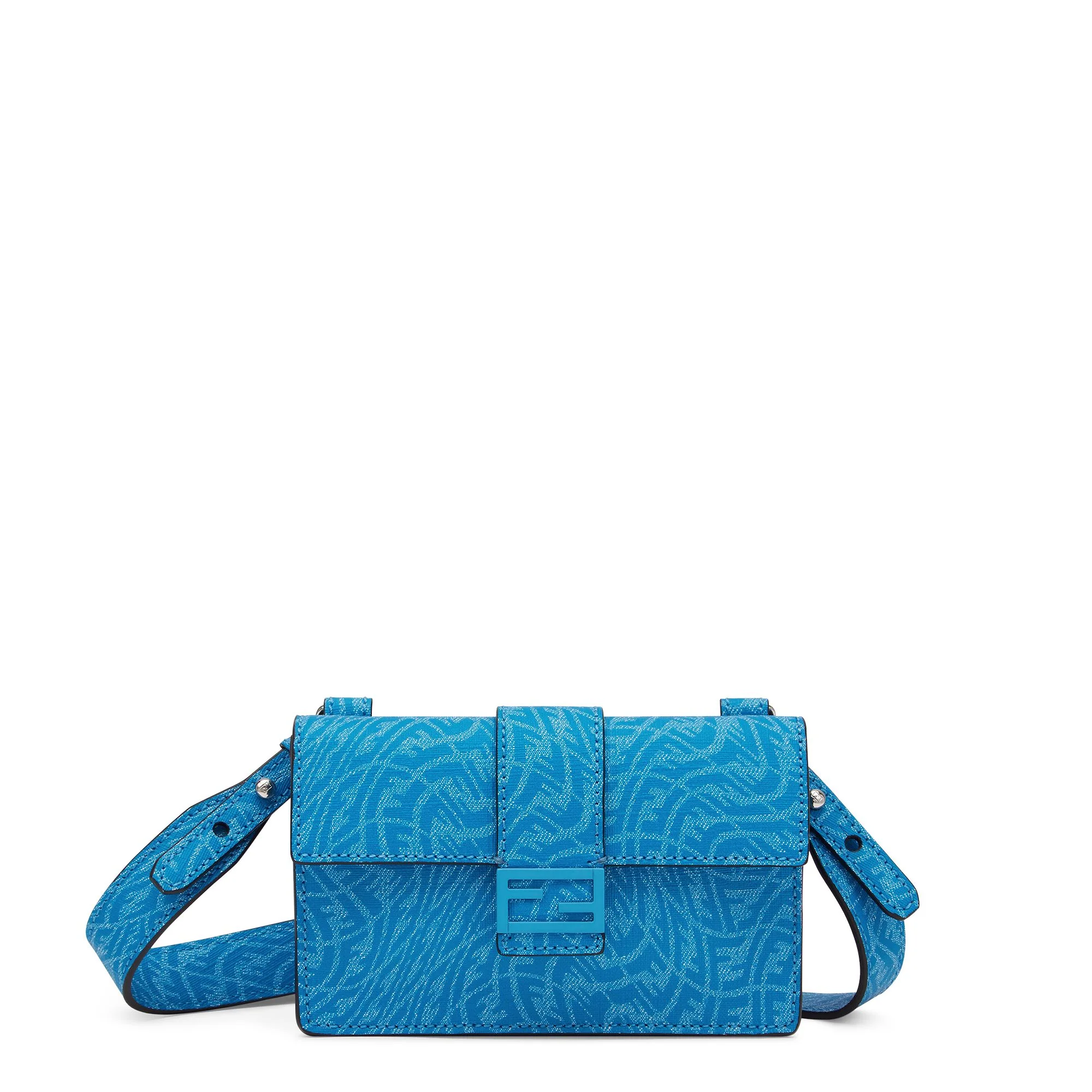Men's Flat Baguette Small - Cyber Blue + Palladium