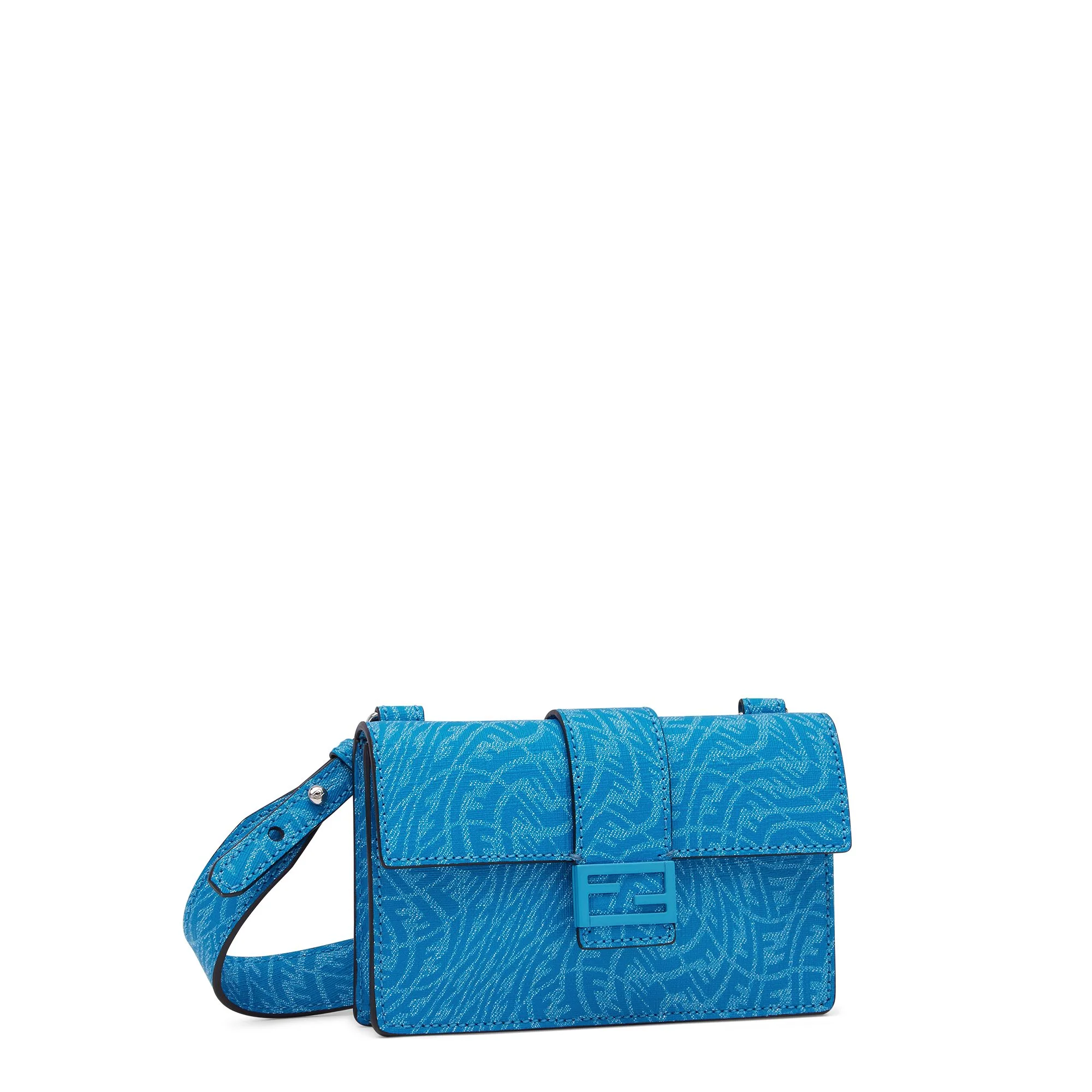 Men's Flat Baguette Small - Cyber Blue + Palladium - Image 2