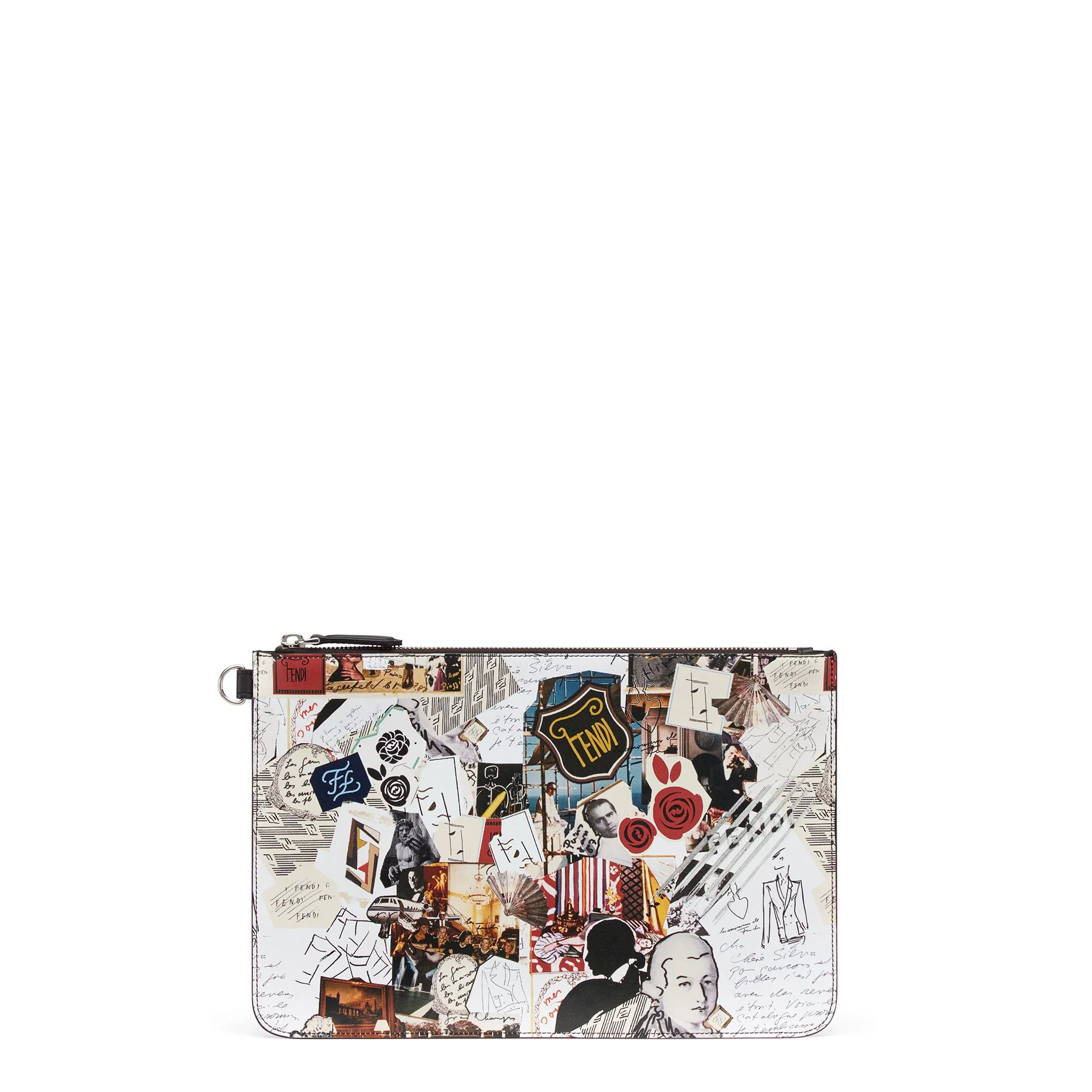 Men's Karl Kollage Pouch - Multicolour + Palladium
