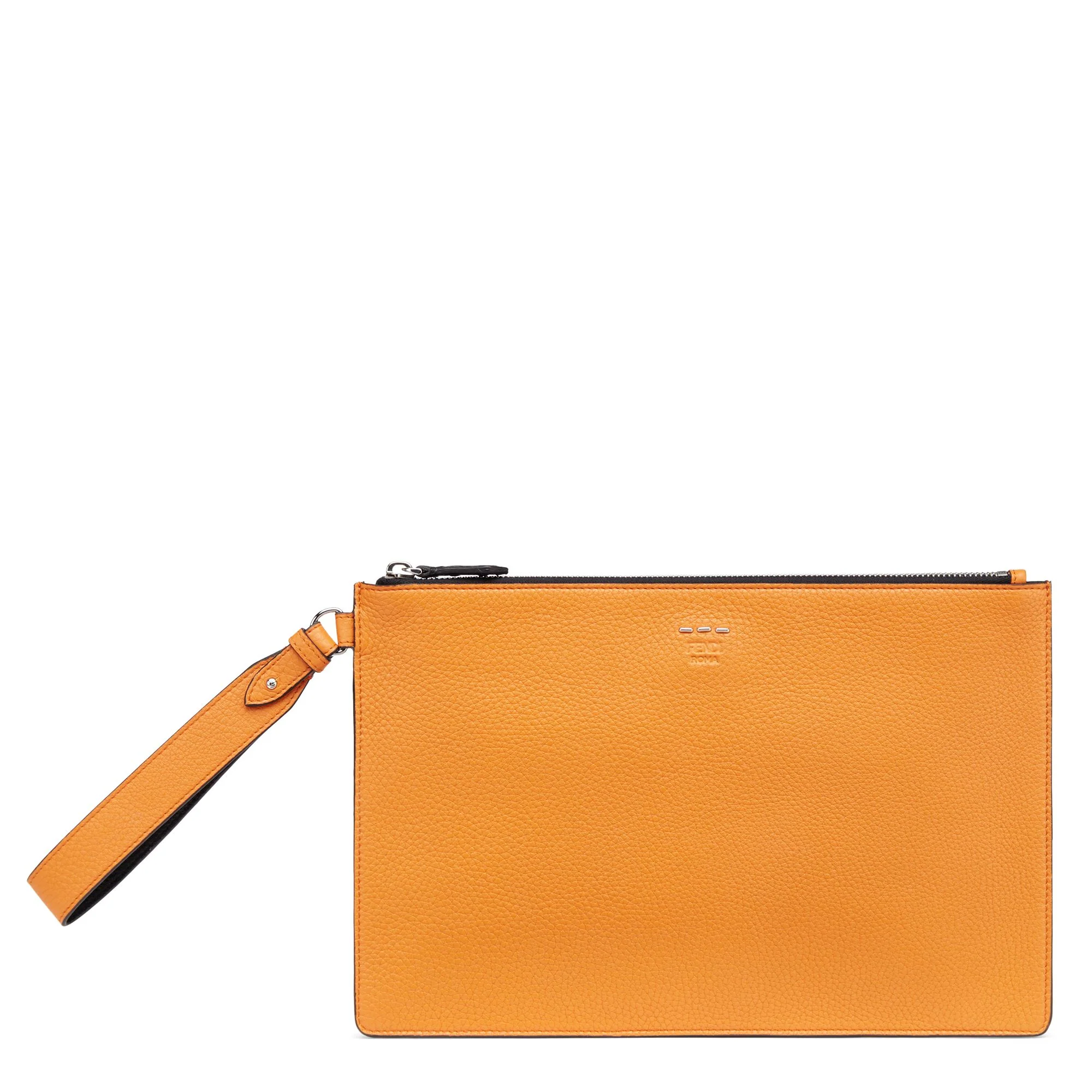 Men's Selleria Pouch - Orange + Black + Palladium