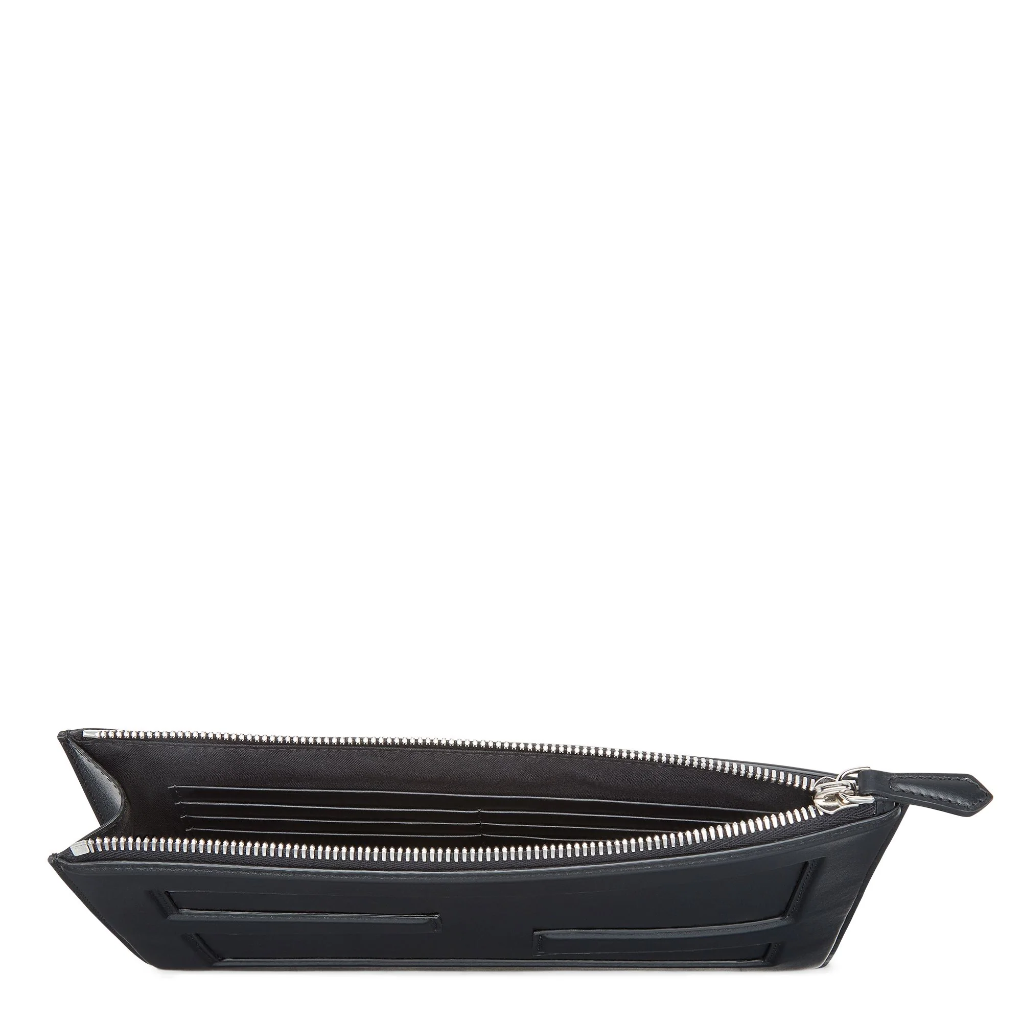 Men's Baguette Medium Pouch - Black + Palladium - Image 3