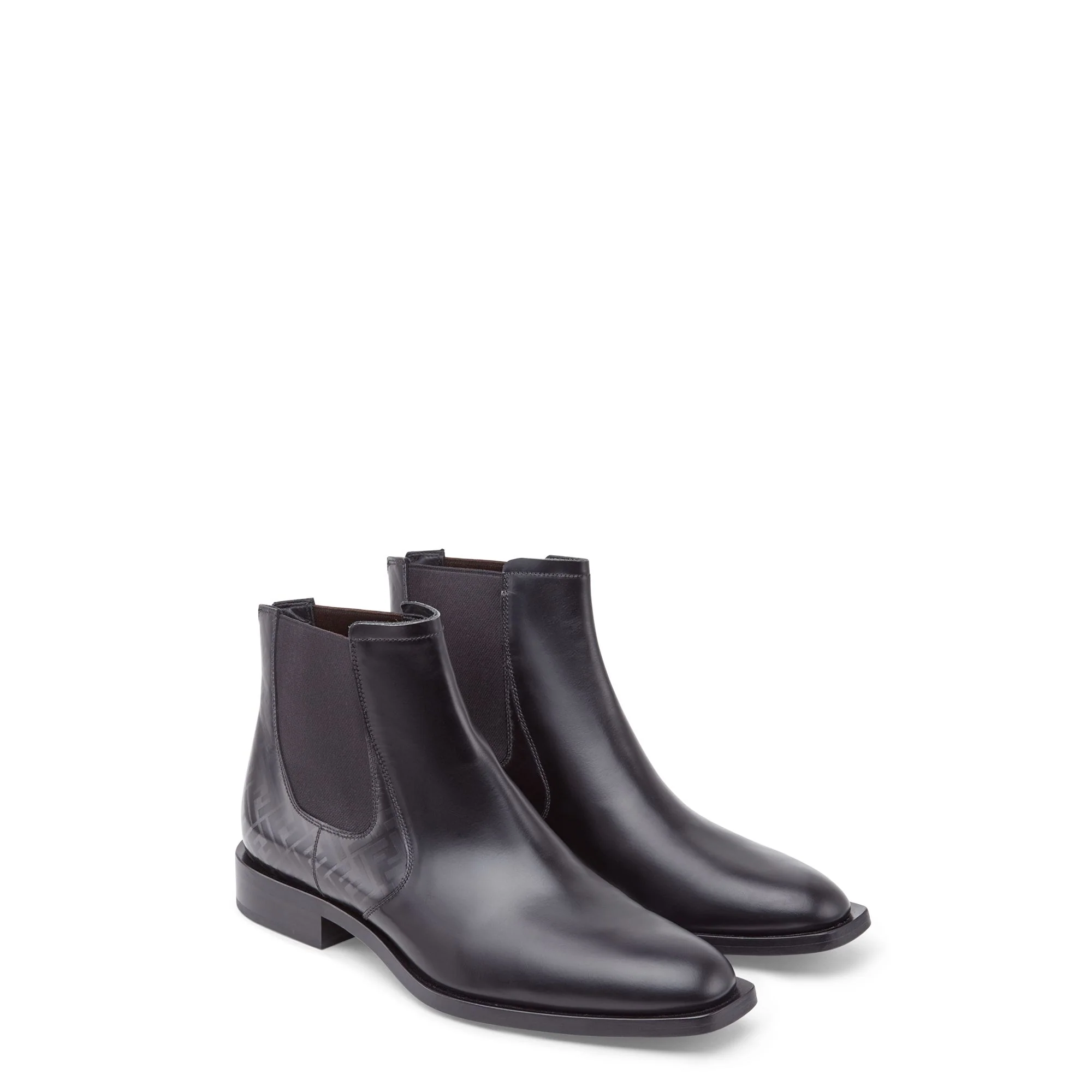 Men's FF Stivaletto - Black + Asphalt Black - Image 4