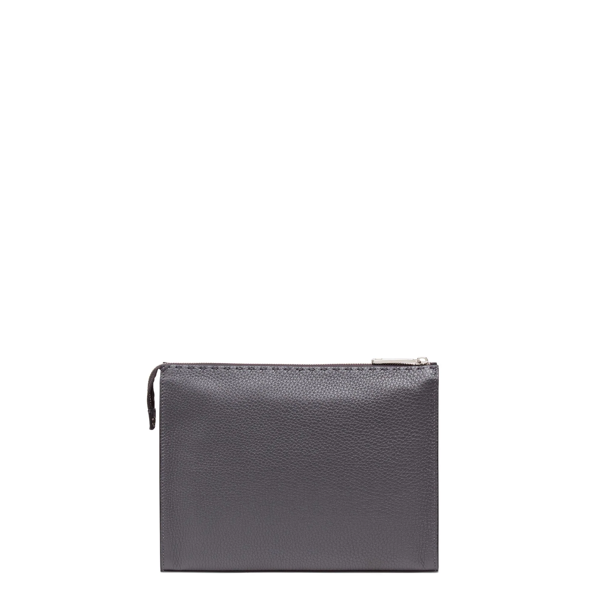 Men's Selleria Clutch - Asphalth + Black + White + Palladium - Image 3