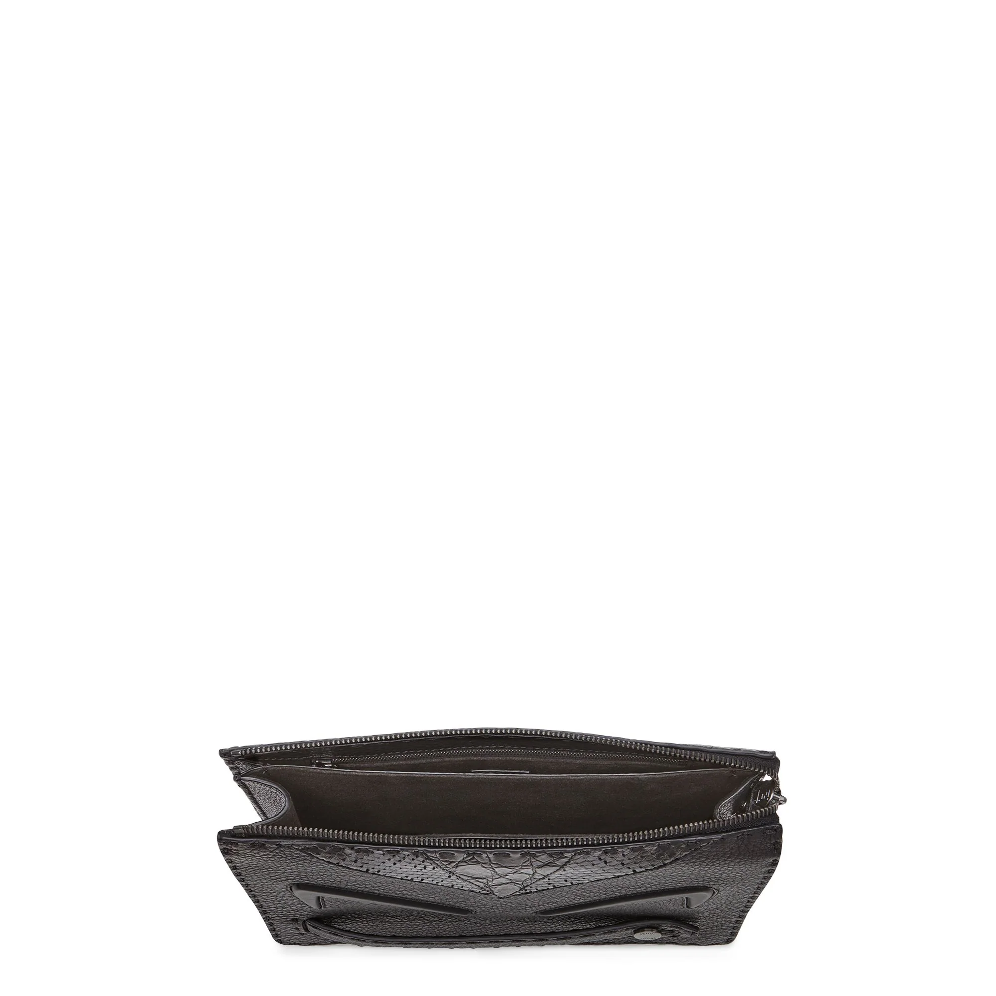 Men's Bugs Clutch - Black + Ruthenium Ultra Black Satin - Image 4
