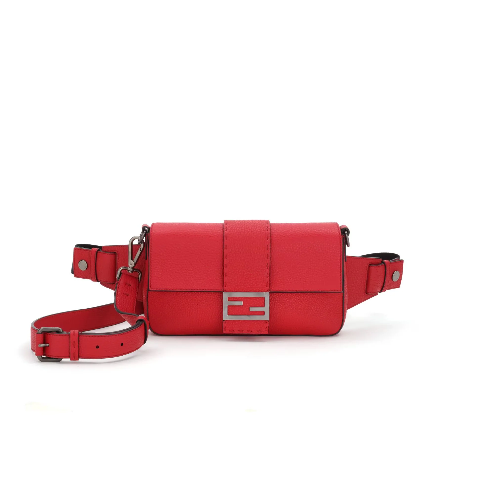 Men's Baguette Regular - Malboro Red + Ruthenium Ultra Black Satin