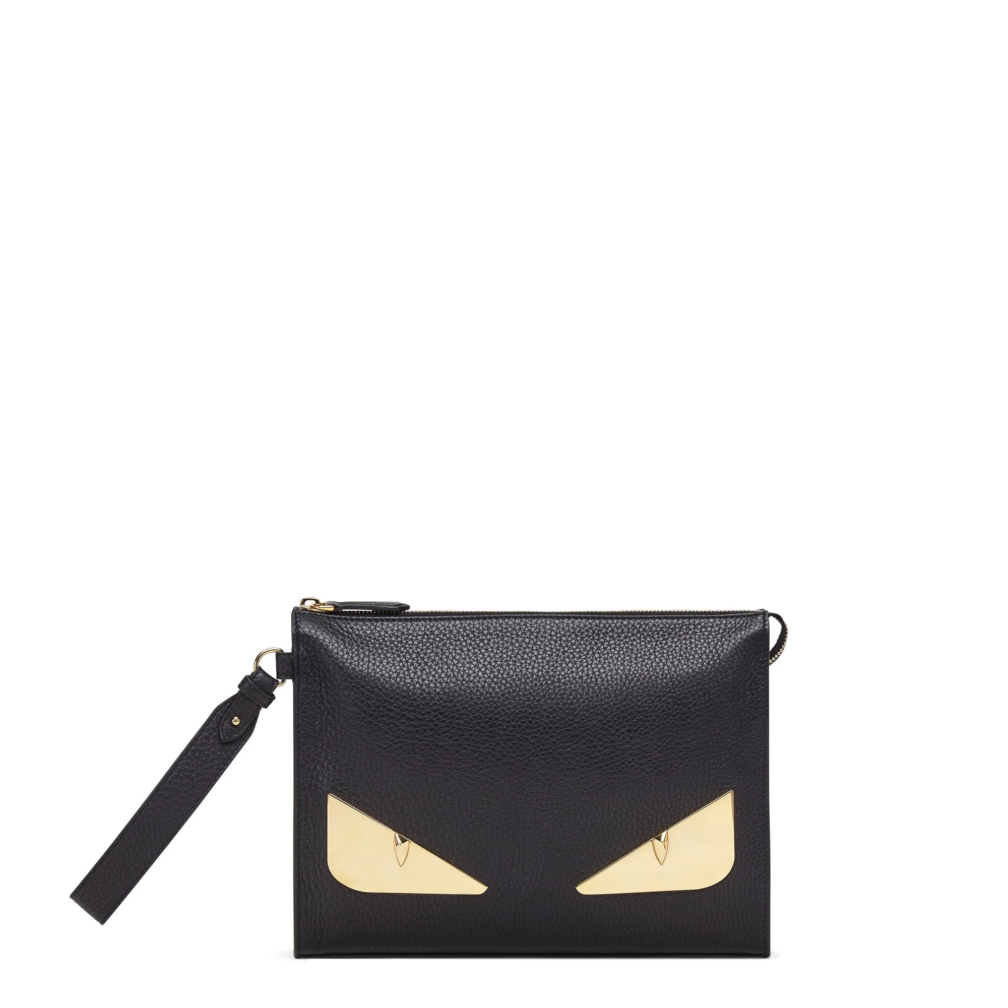 Men's Bugs Clutch - Black + Soft Gold